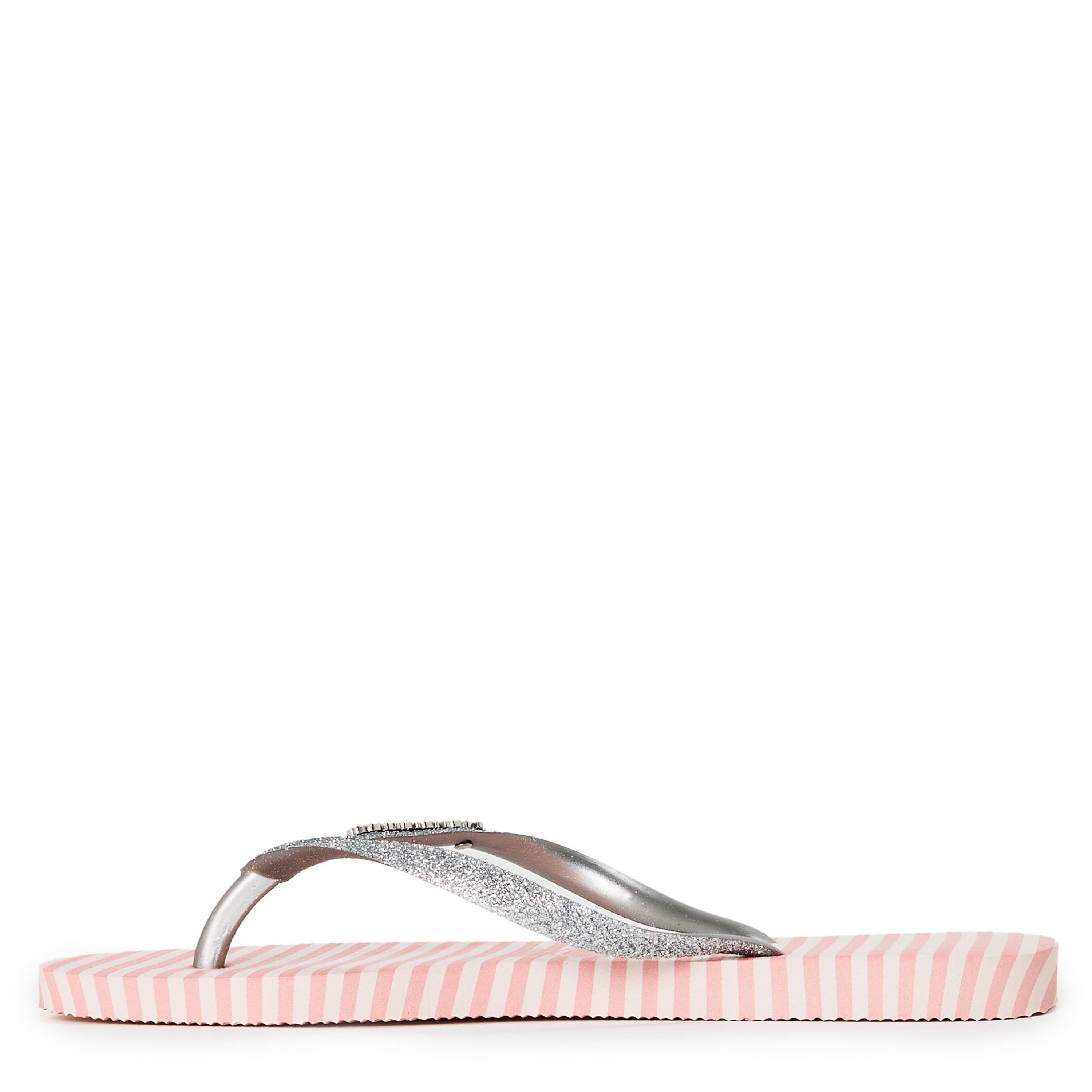 Ballet Rose - Havaianas - Hav. Slim Glitter Stripes Ballet Ro Flip Flops Womens - 2