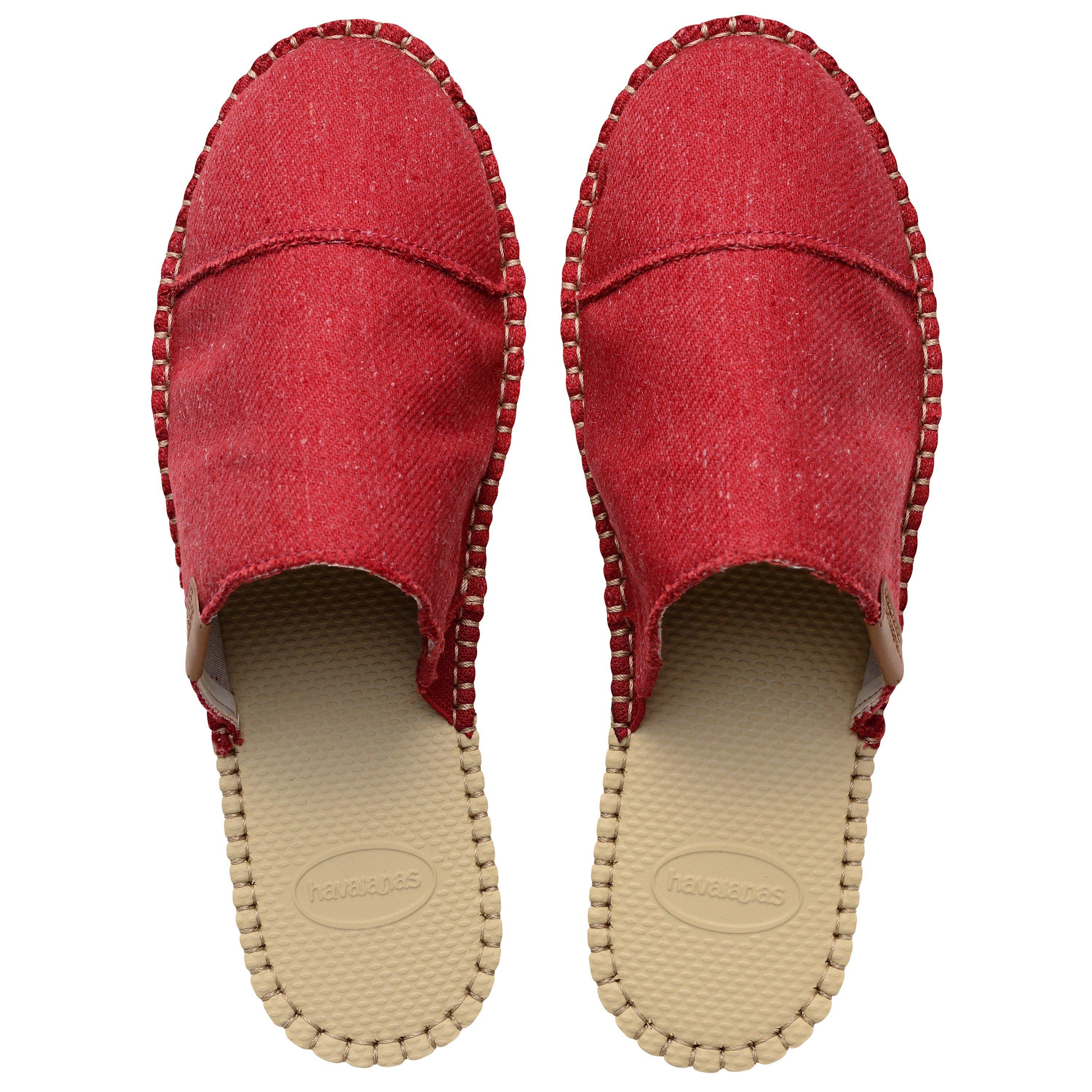Red - Havaianas - Women's Mule II Beige Flip Flops - 3