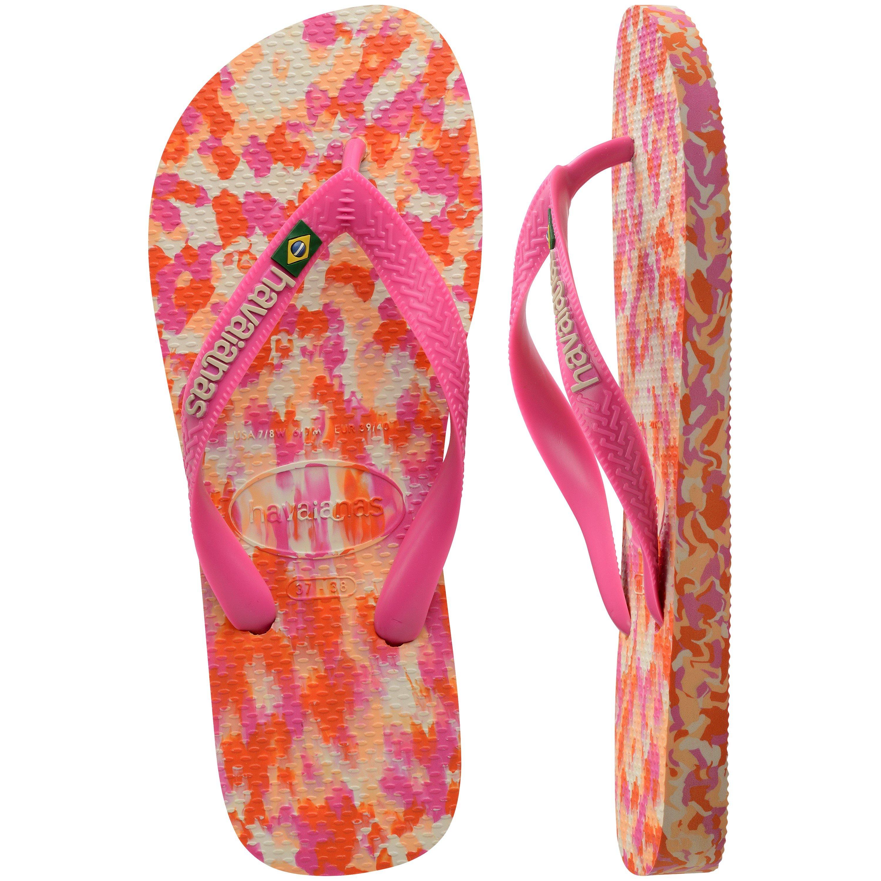 Pink Flux - Havaianas - Women's Brasil Tech II Navy Blue Flip Flops - 3