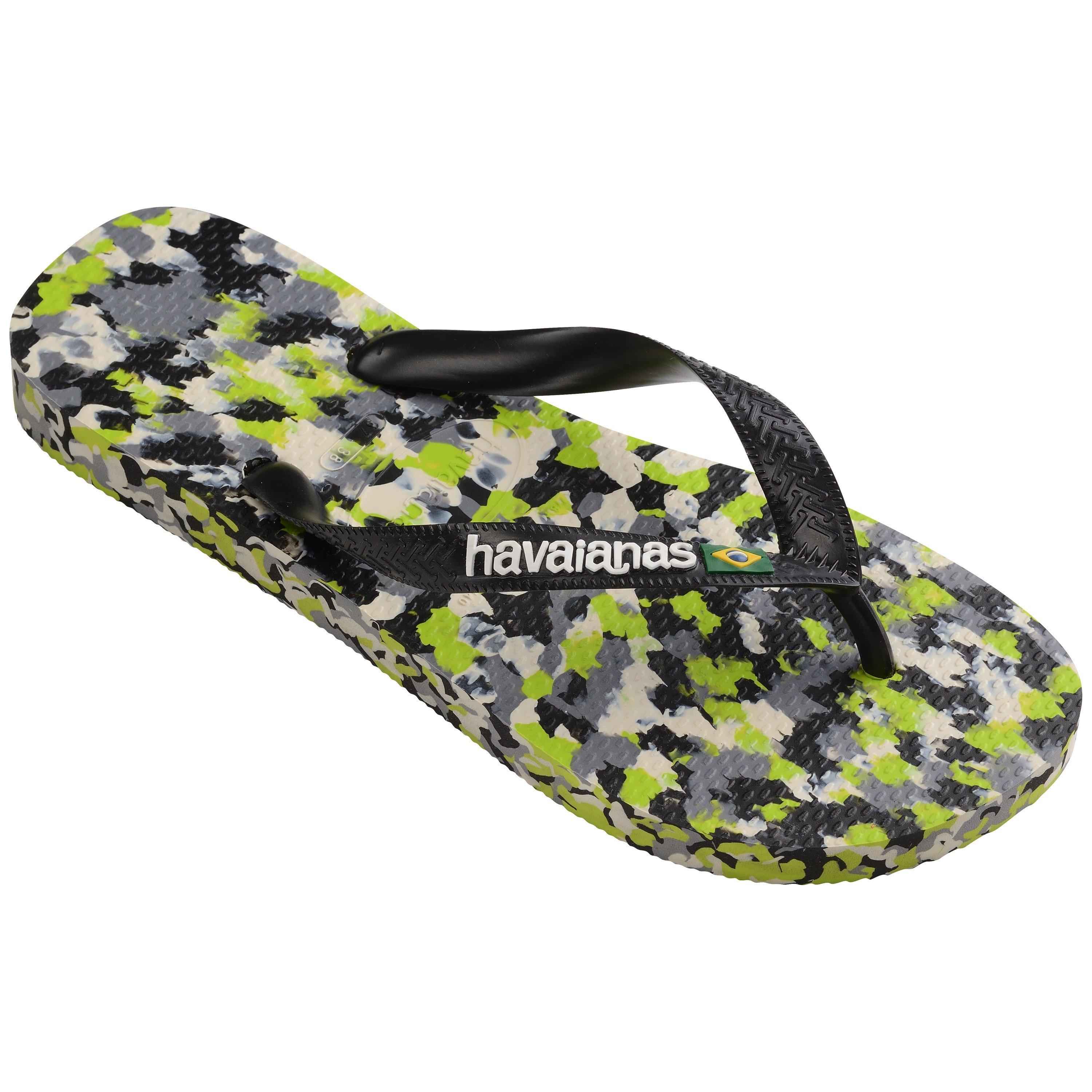 Limoengroen - Havaianas - Hav. Brasil Tech Ii Navy Blue 33/34 Flip Flops Womens - 2