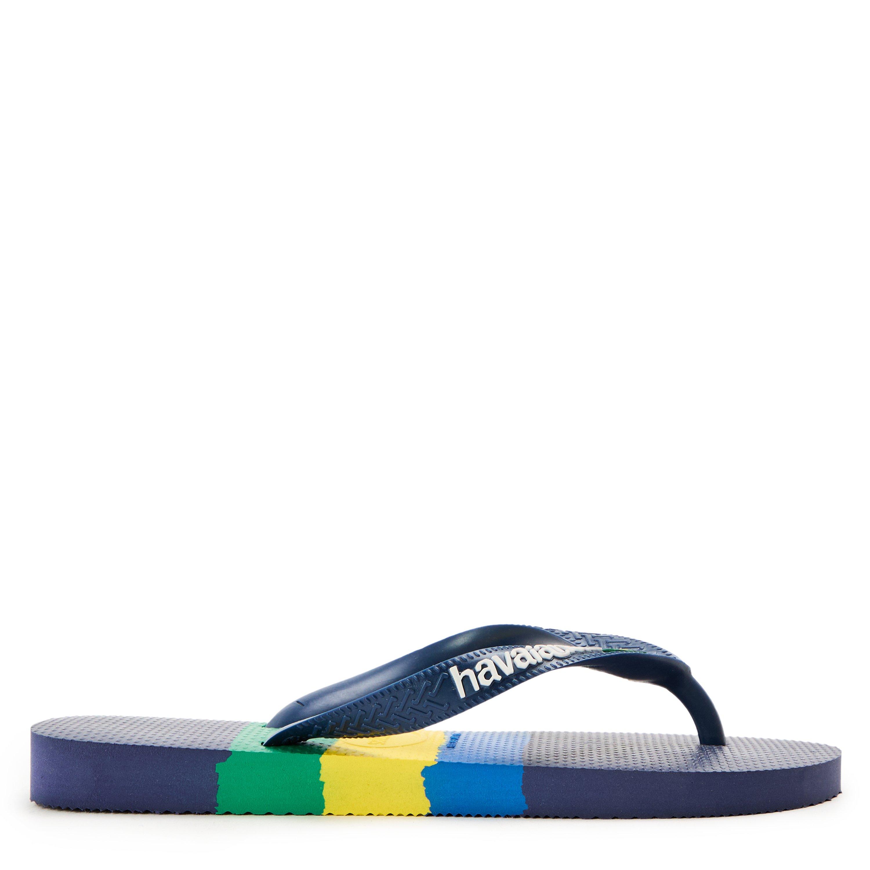 Havaianas Women's Blue Brasil Tech Ii Navy Flip Flops in Size 1.5, Sports Direct - Image 2