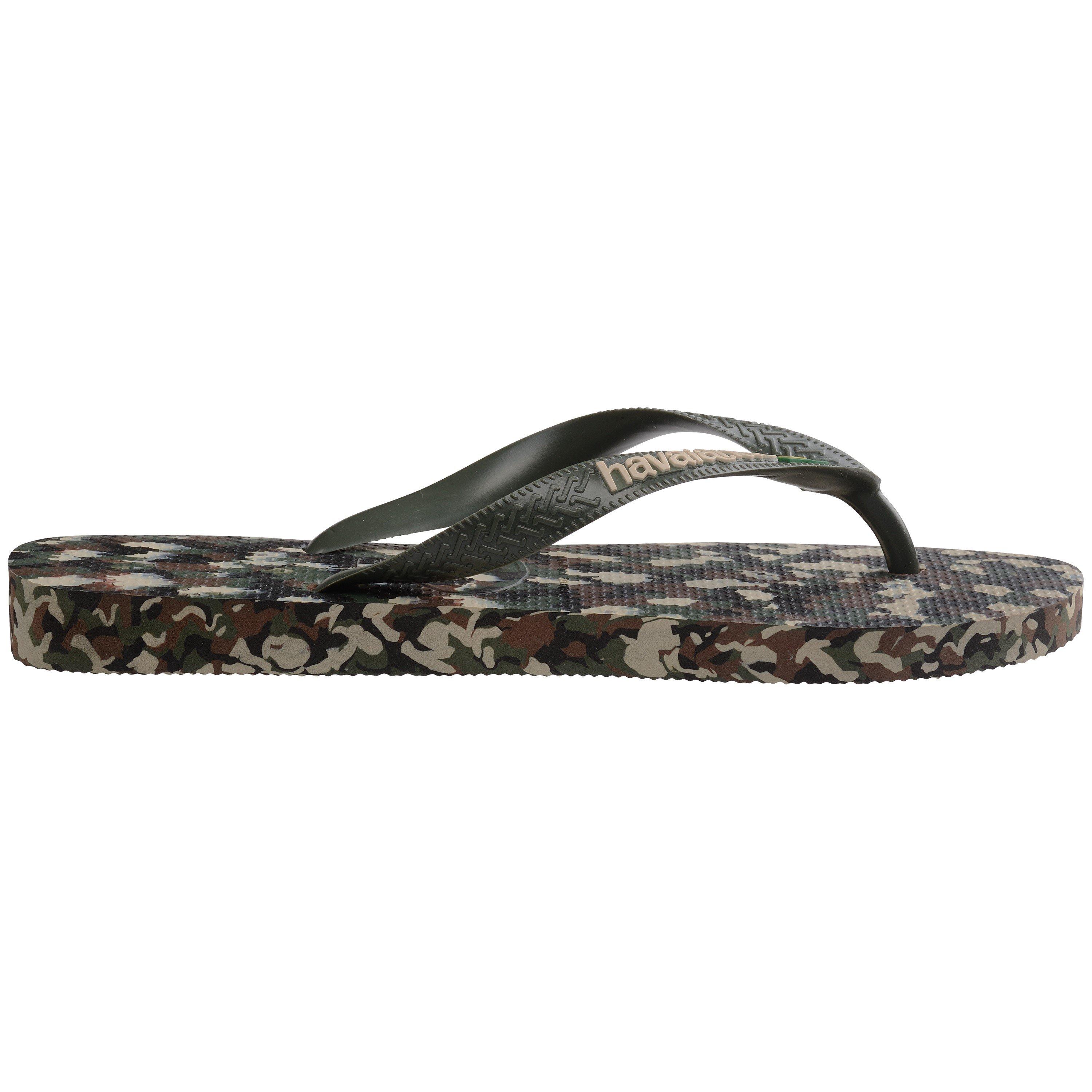 Havaianas Women's Green Brasil Flip Flops - 5