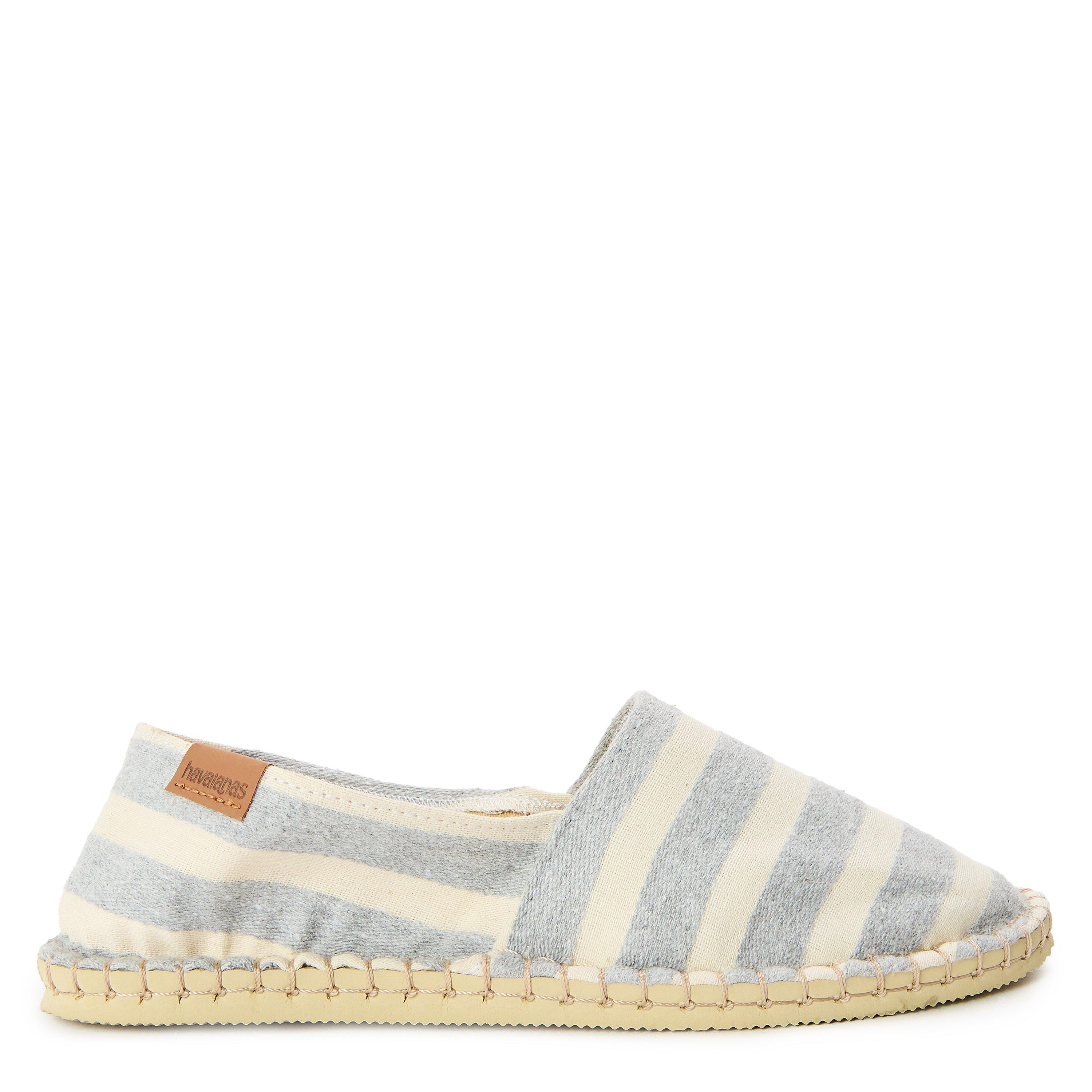 Grey - Havaianas - Hav. Origine Iv Print Navy/Sand 036 Flip Flops Womens - 1