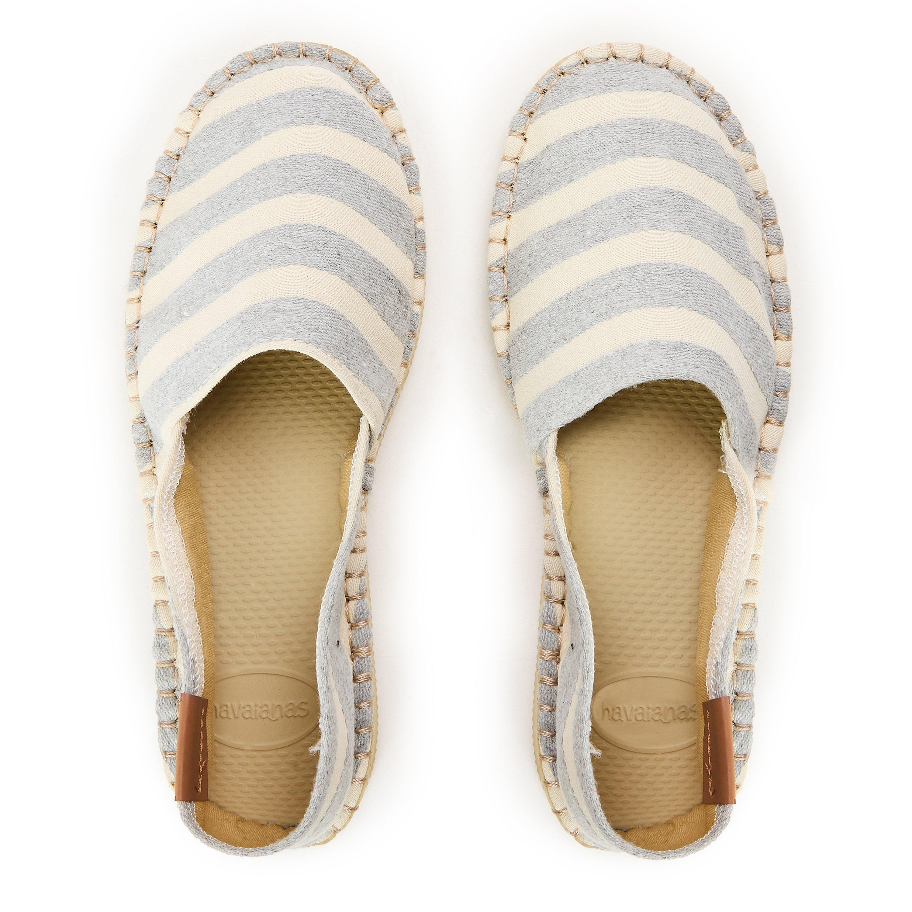 Grey - Havaianas - Hav. Origine Iv Print Navy/Sand 036 Flip Flops Womens - 4