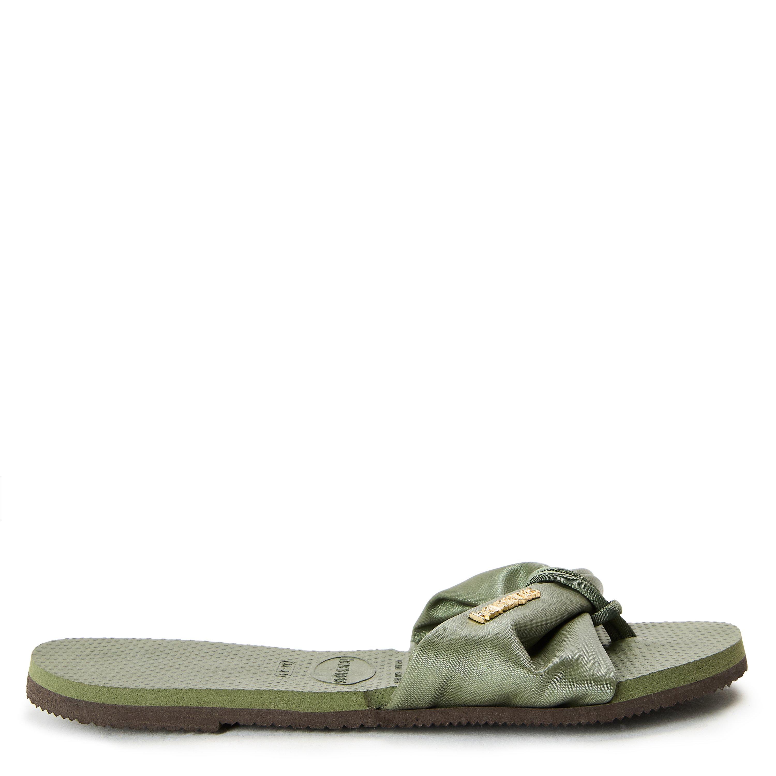 Green - Havaianas - Hav. You St Tropez Classic Green 33 Flip Flops Womens - 1