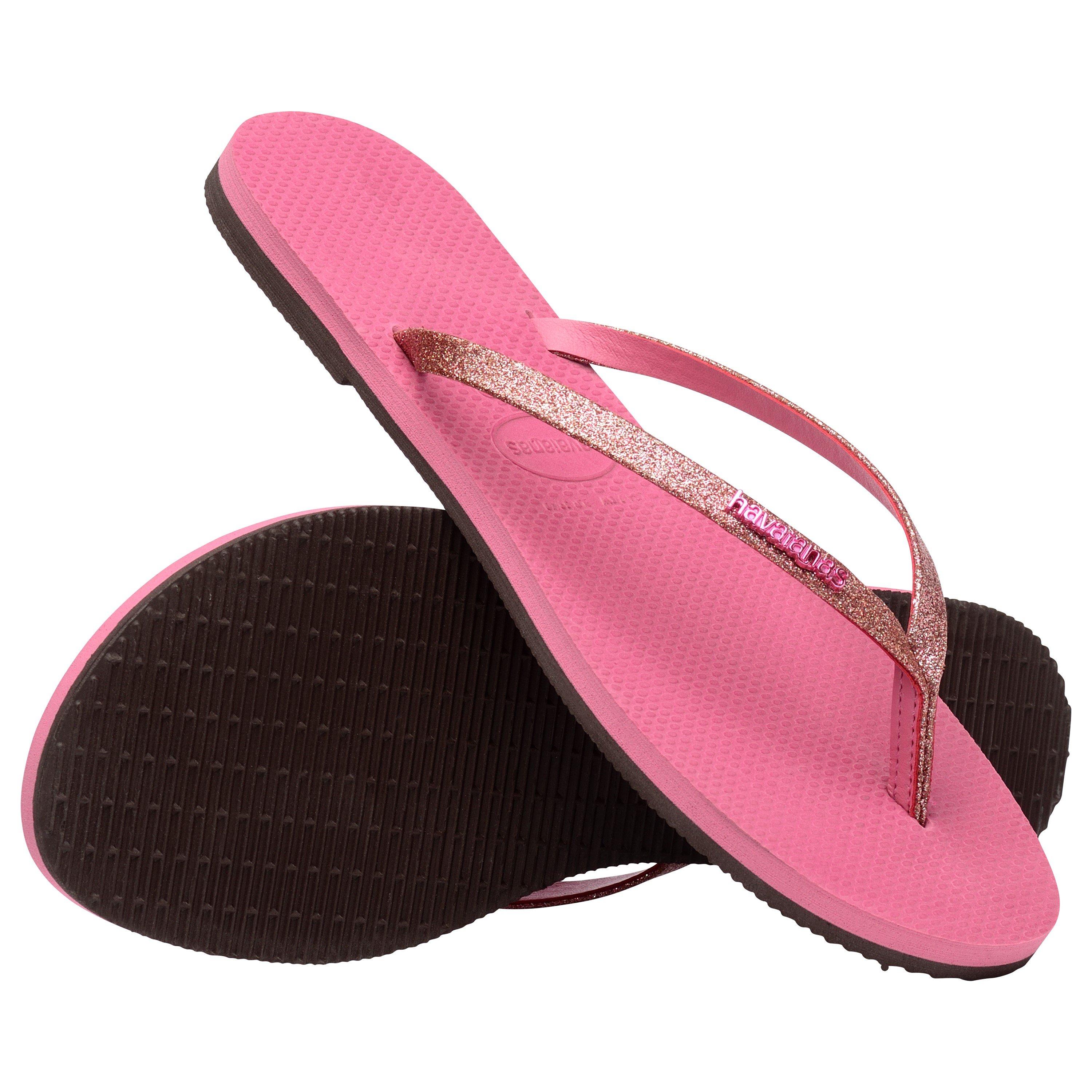 Velvet Rose - Havaianas - Hav. You Glitter Golden 35/36 Flip Flops Womens - 5