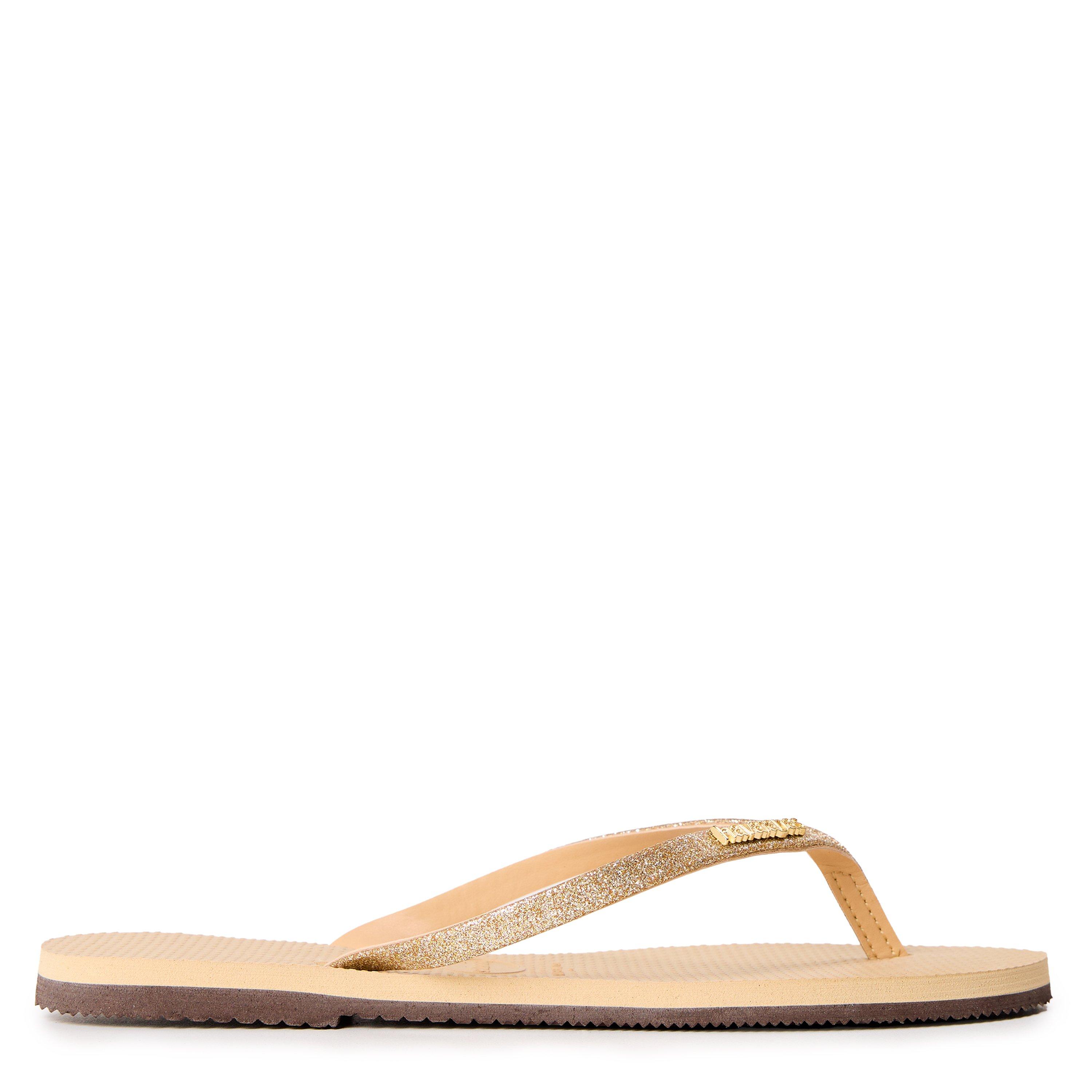 Havaianas Hav. You Glitter Golden 35/36 Flip Flops Womens