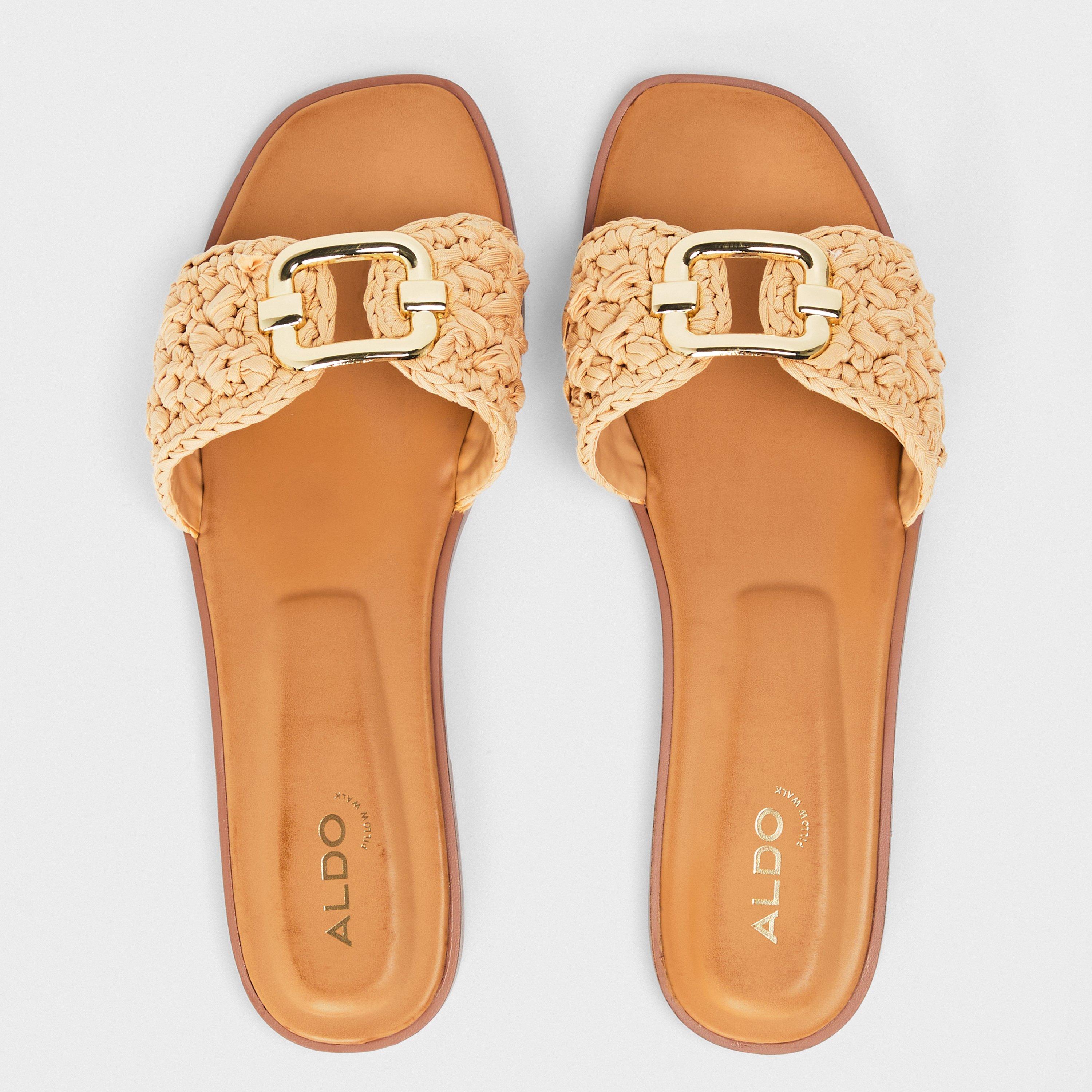 Natural - Aldo - Women's Glaeswen Sliders - 6