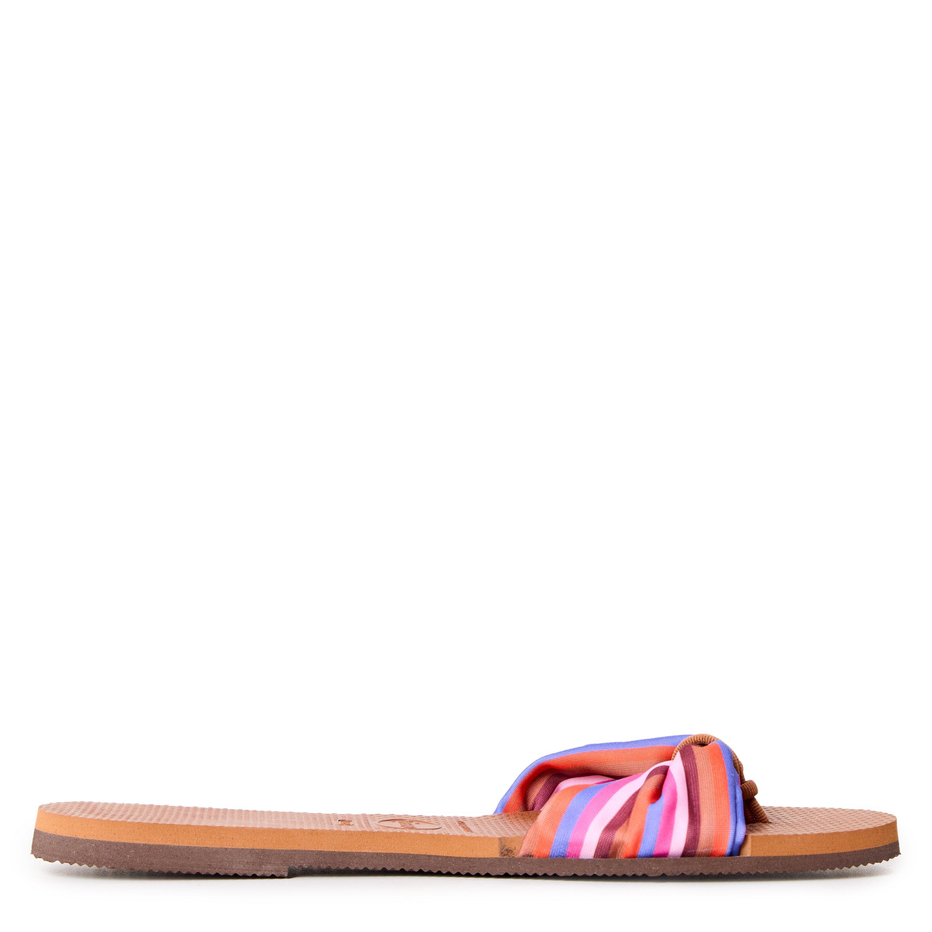 Rust - Havaianas - Hav. You Saint Tropez Print Navy Bl Flip Flops Womens - 1