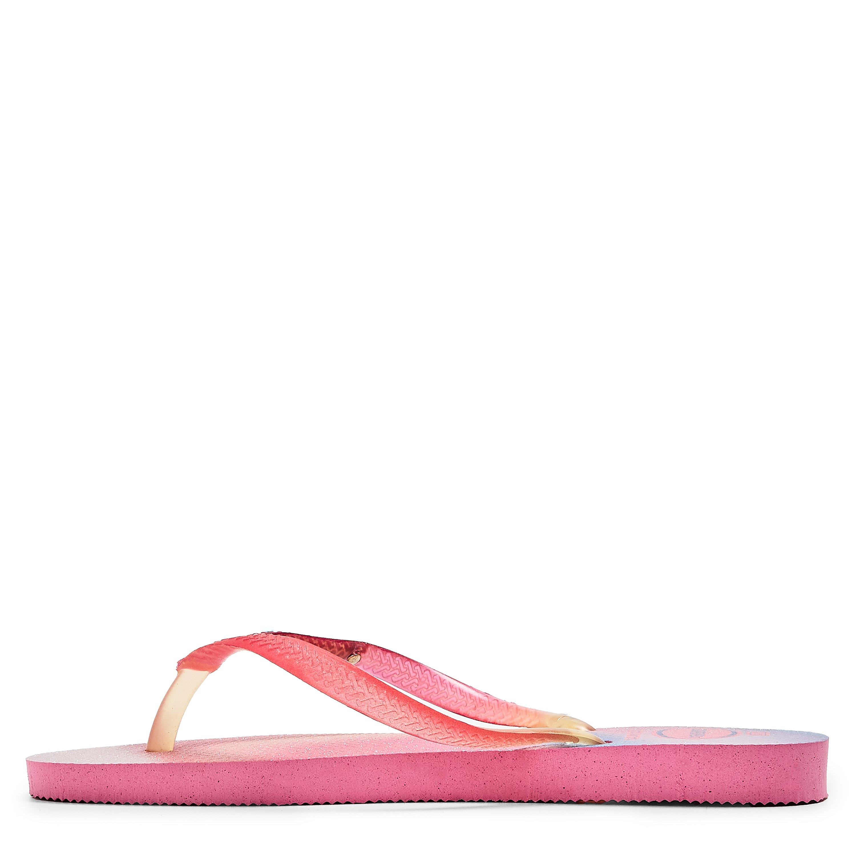 Limonade rose - Havaianas - Hav. Slim Metallic Rainbow Beige 33 Flip Flops Womens - 2