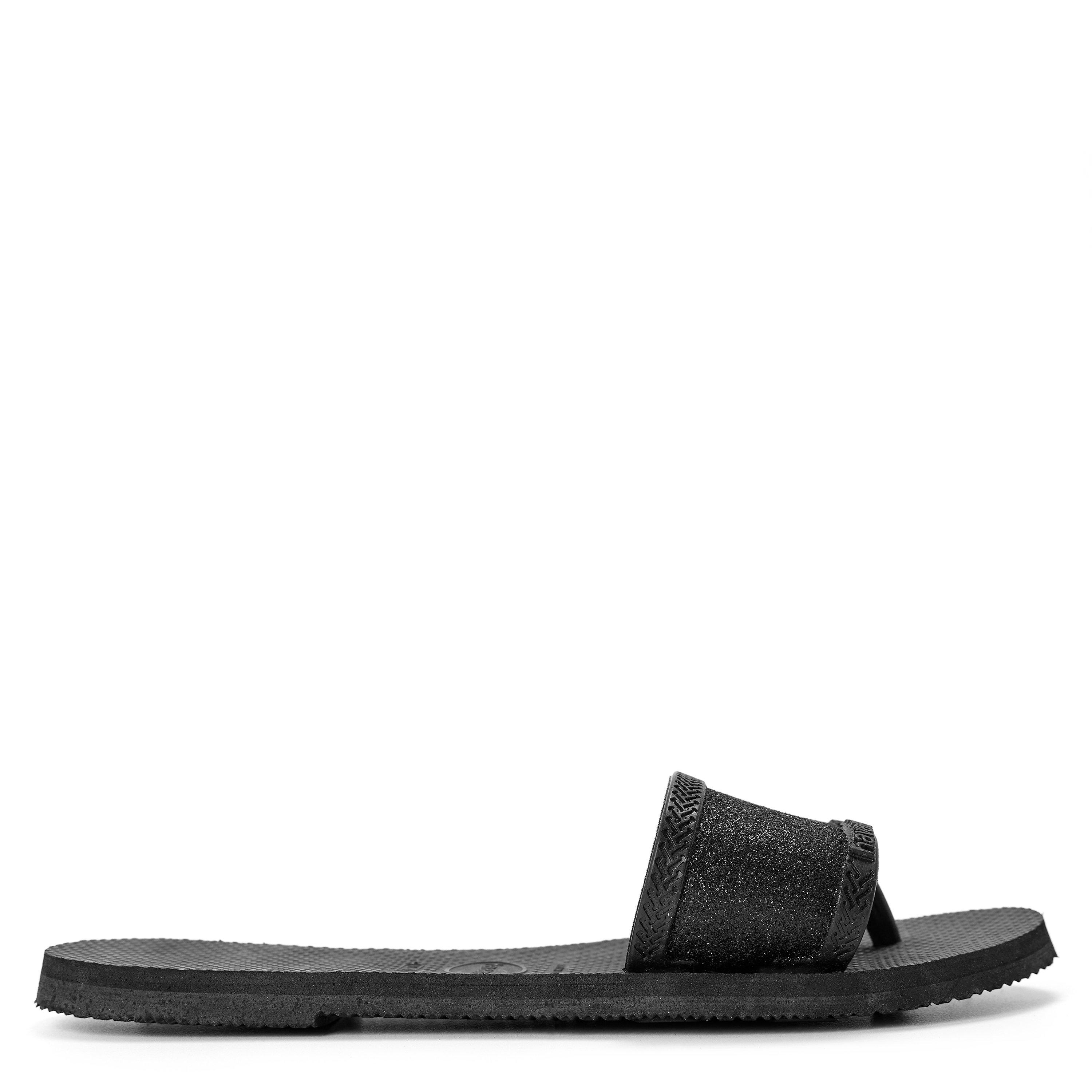 Black - Havaianas - Hav. You Angra Glitter Beige 41/42 Flip Flops Womens - 1