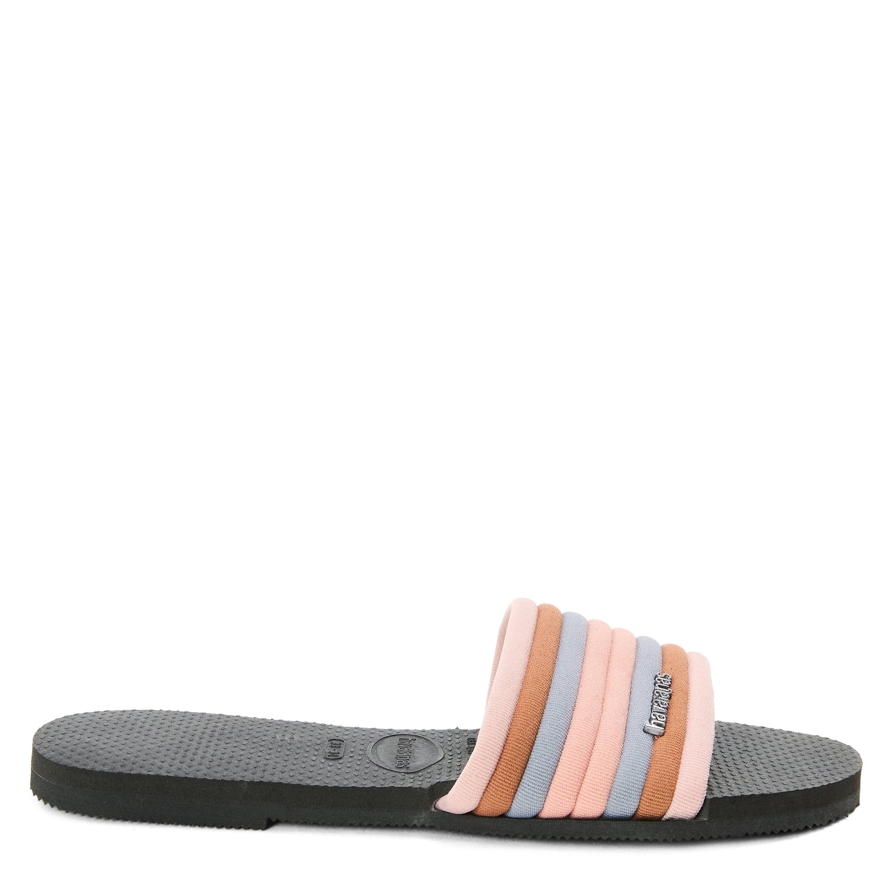 Havaianas Hav. You Malta Cool Black 33/34 Flip Flops Womens