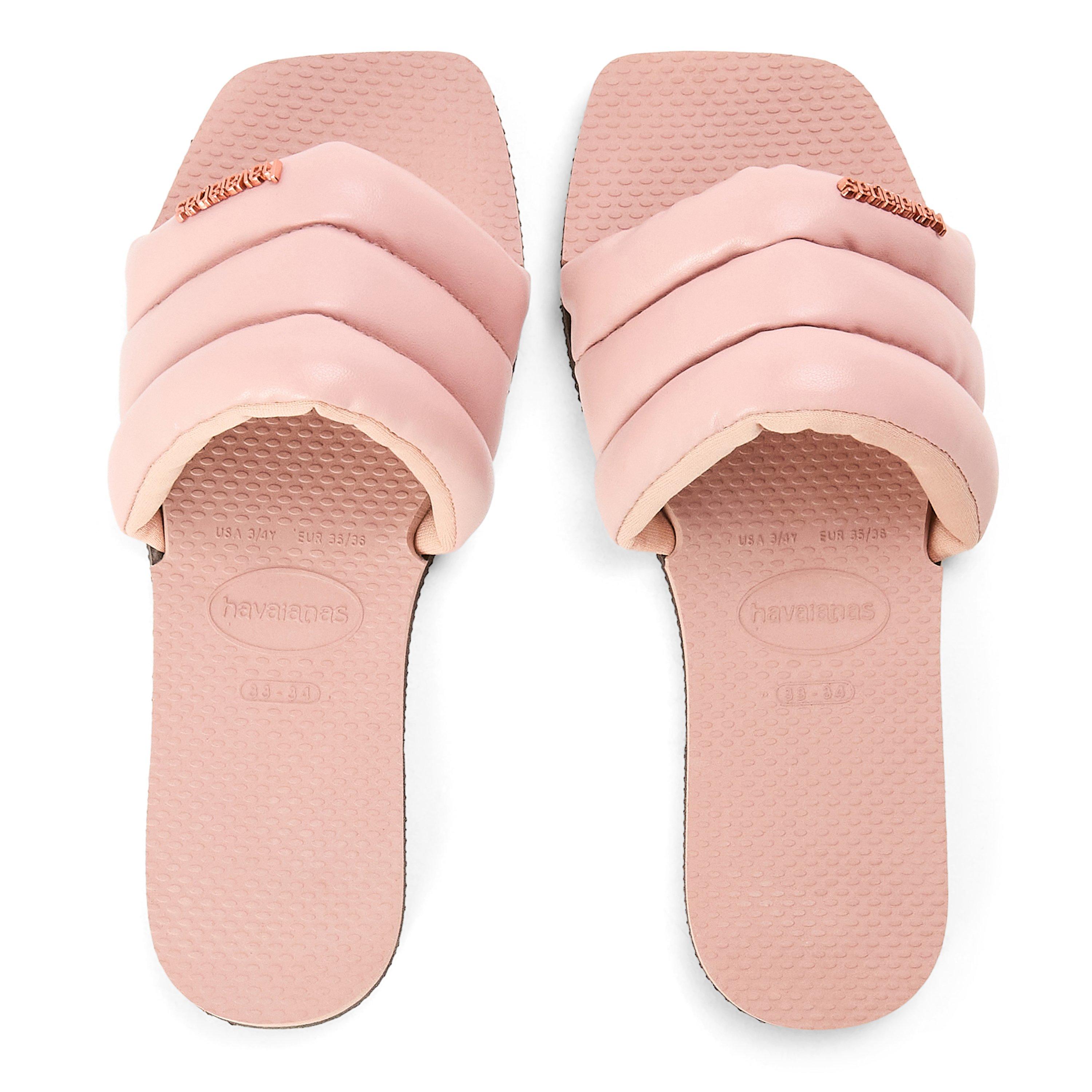 Crocus Rose - Havaianas - Women's Milan Black Flip Flops - 4