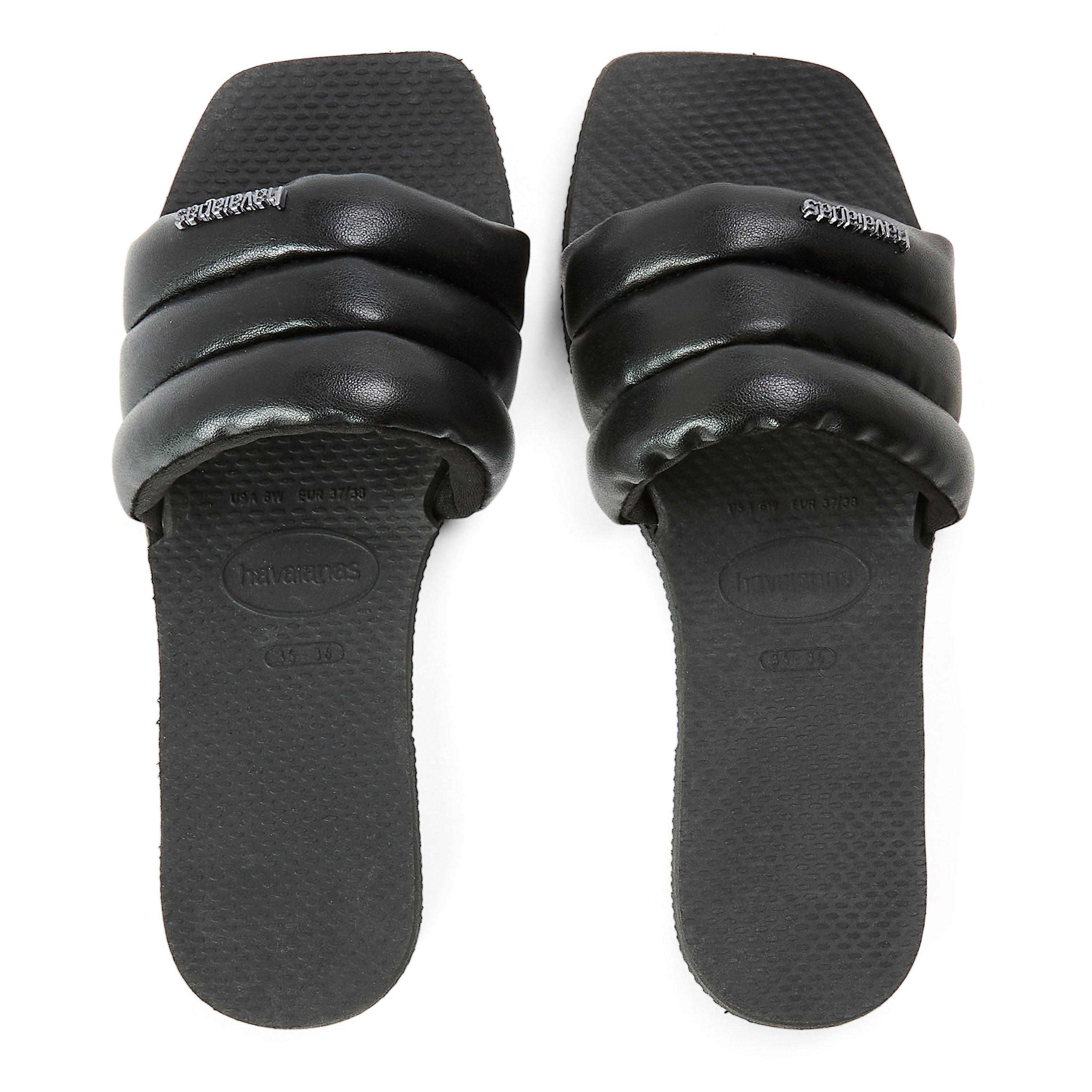 Black - Havaianas - Hav. You Milan Black 35/36 Flip Flops Womens - 4