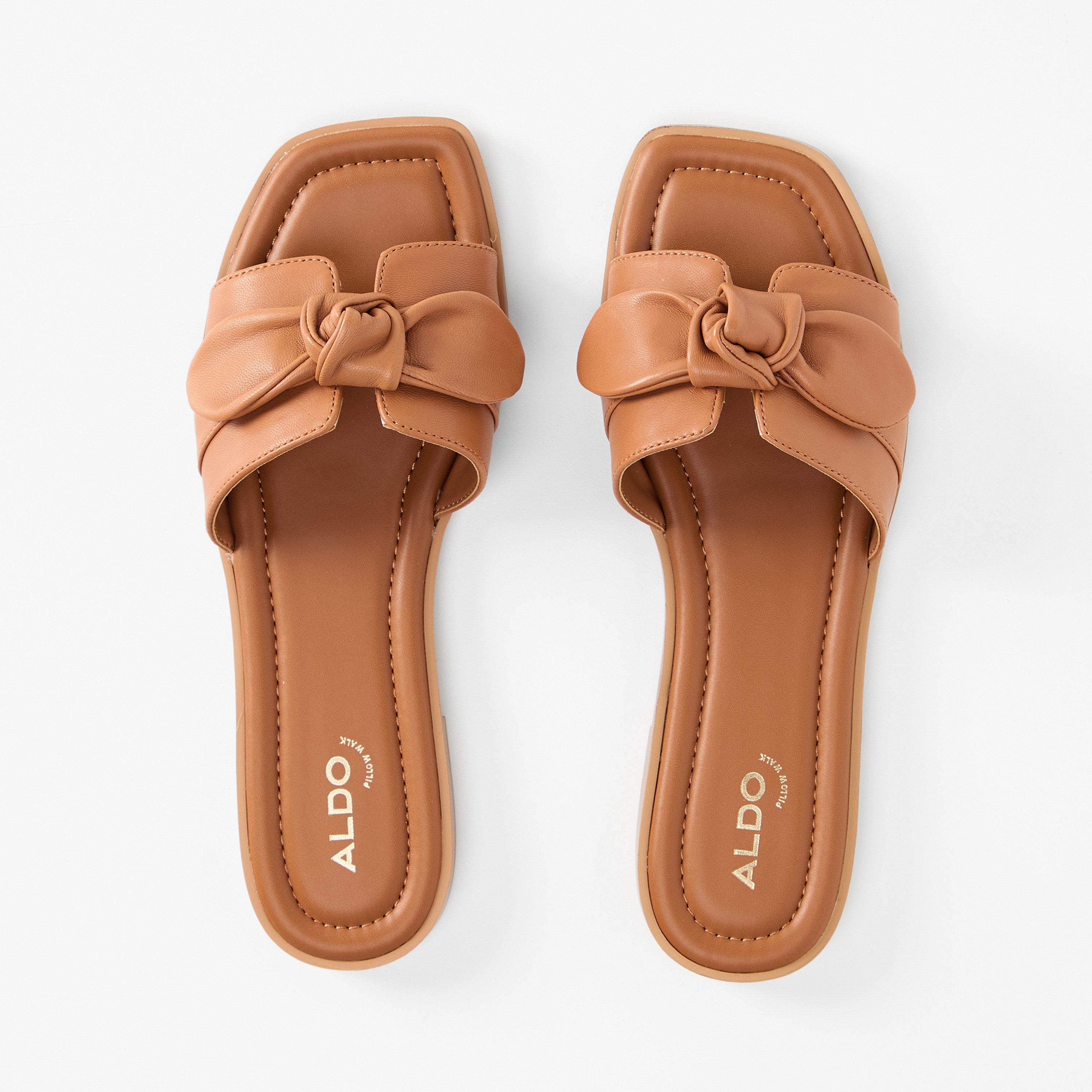 Medium Brown - Aldo - Women's Lavinia Pool Sliders - 5