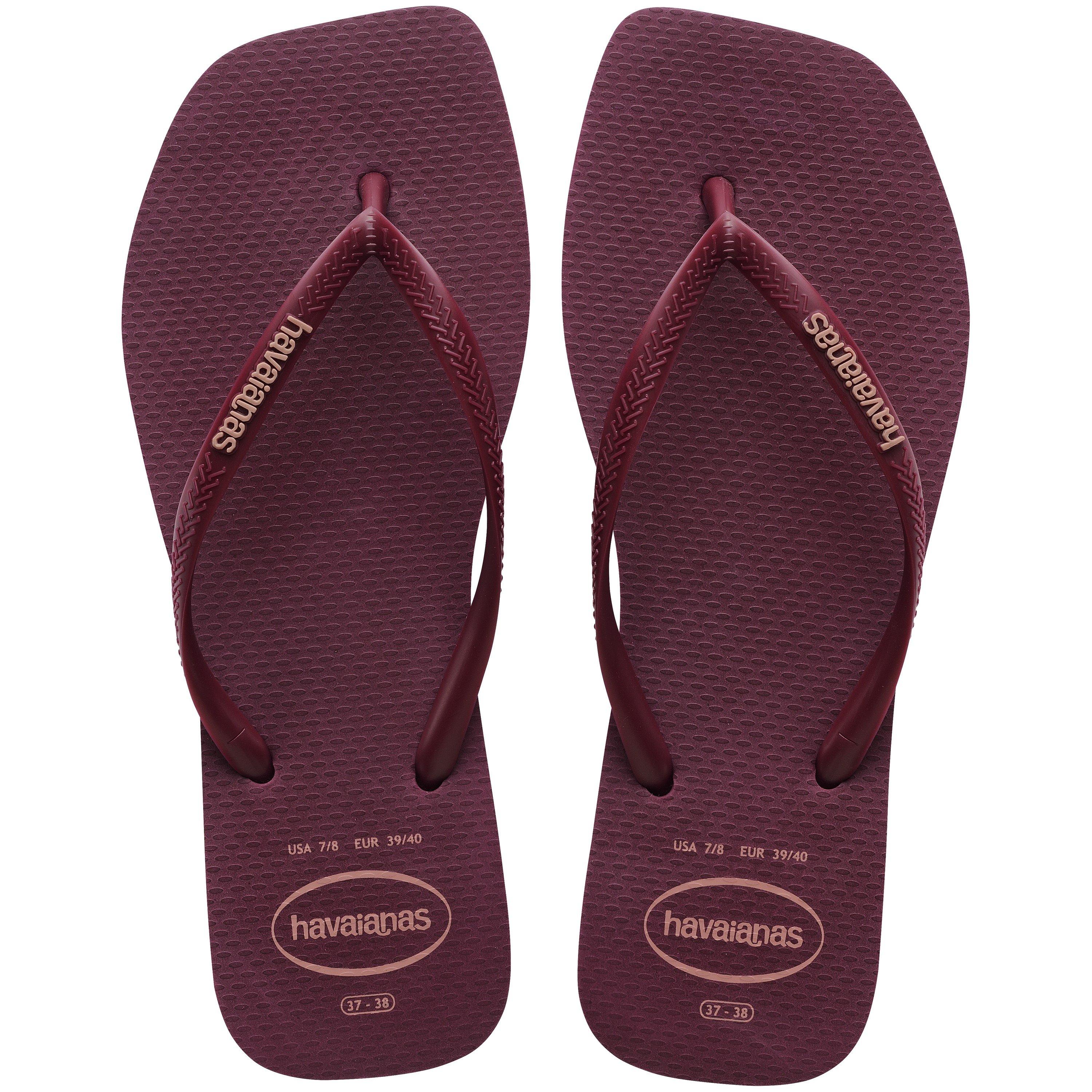 Purple Soil - Havaianas - Hav. Square Logo Pop Up Fresh Laven Flip Flops Womens - 3