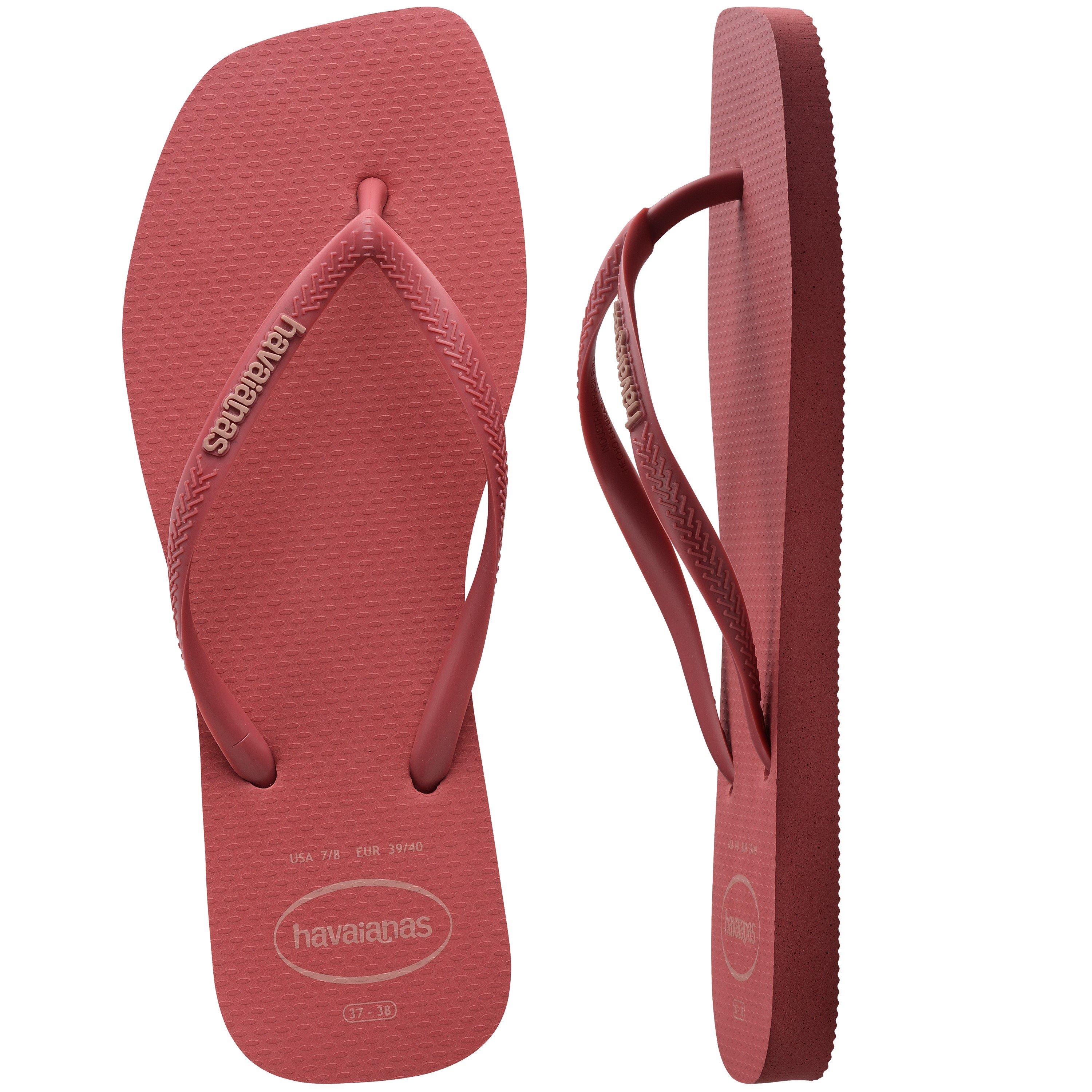 Pau - Havaianas - Hav. Square Logo Pop Up Pau Brasil Flip Flops Womens - 3