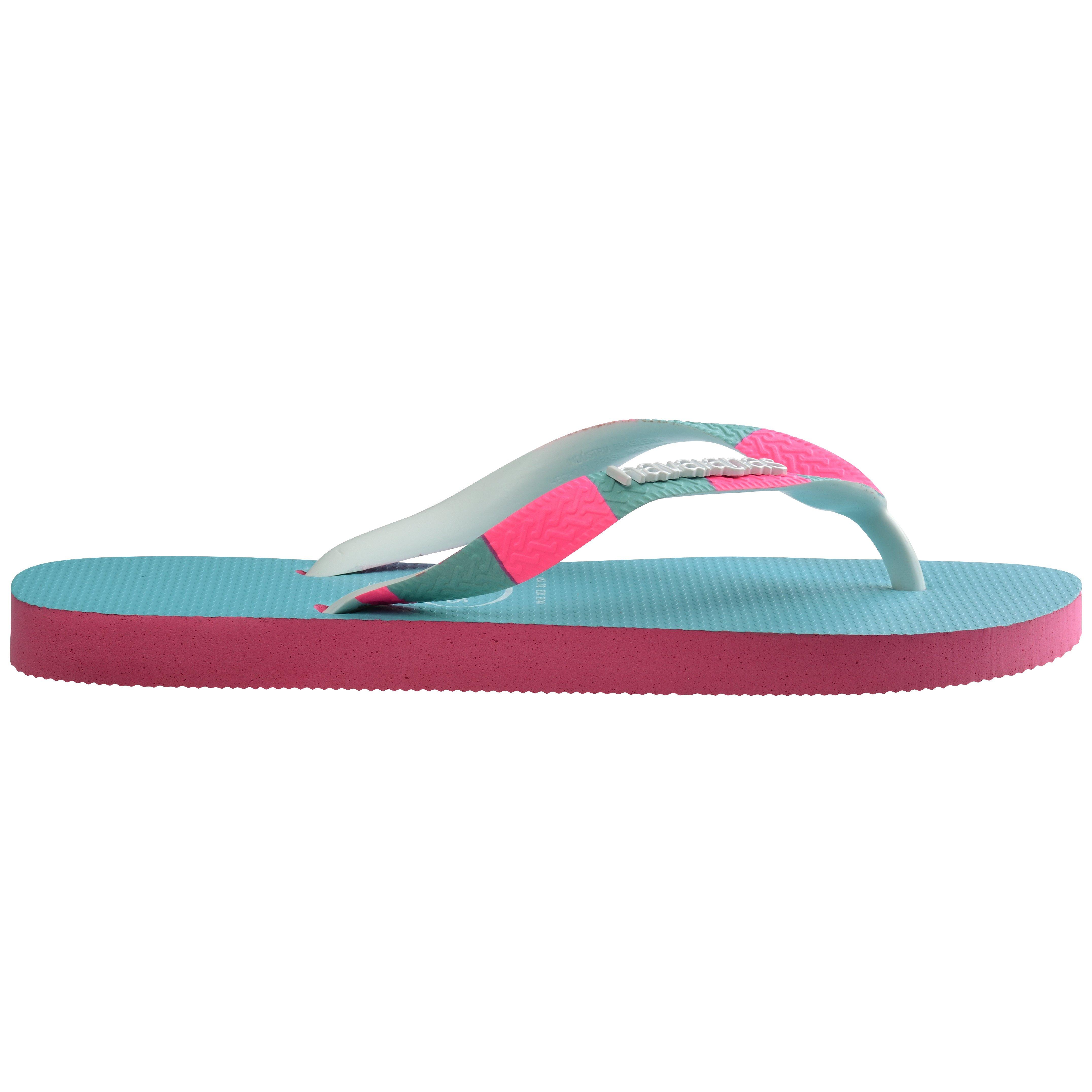 Havaianas Women's Top Print Flip Flops - Pinkwhite - 3/4