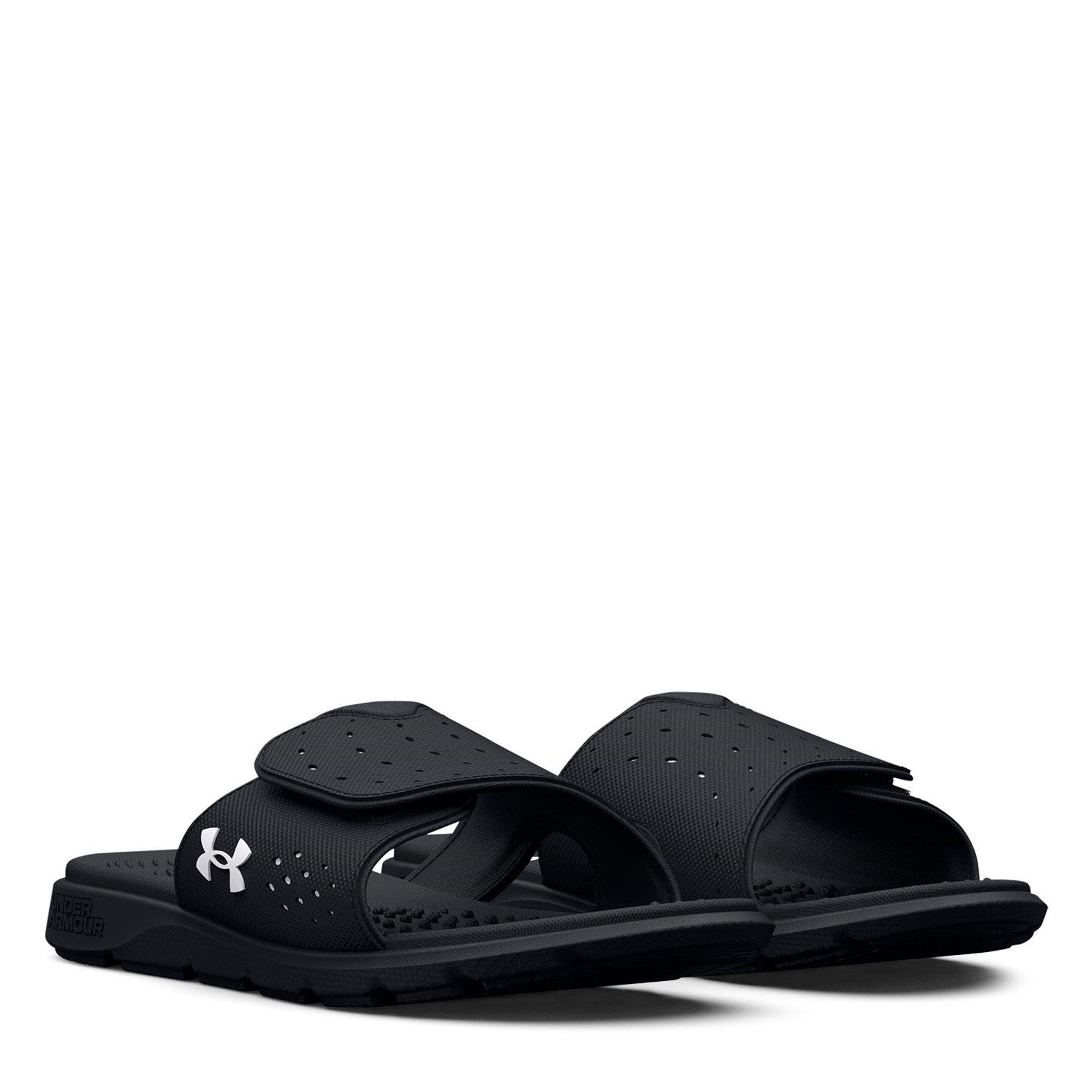 Blk/Blk/Wht - Under Armour - Women's Ignite Pro Pool Slider - 5
