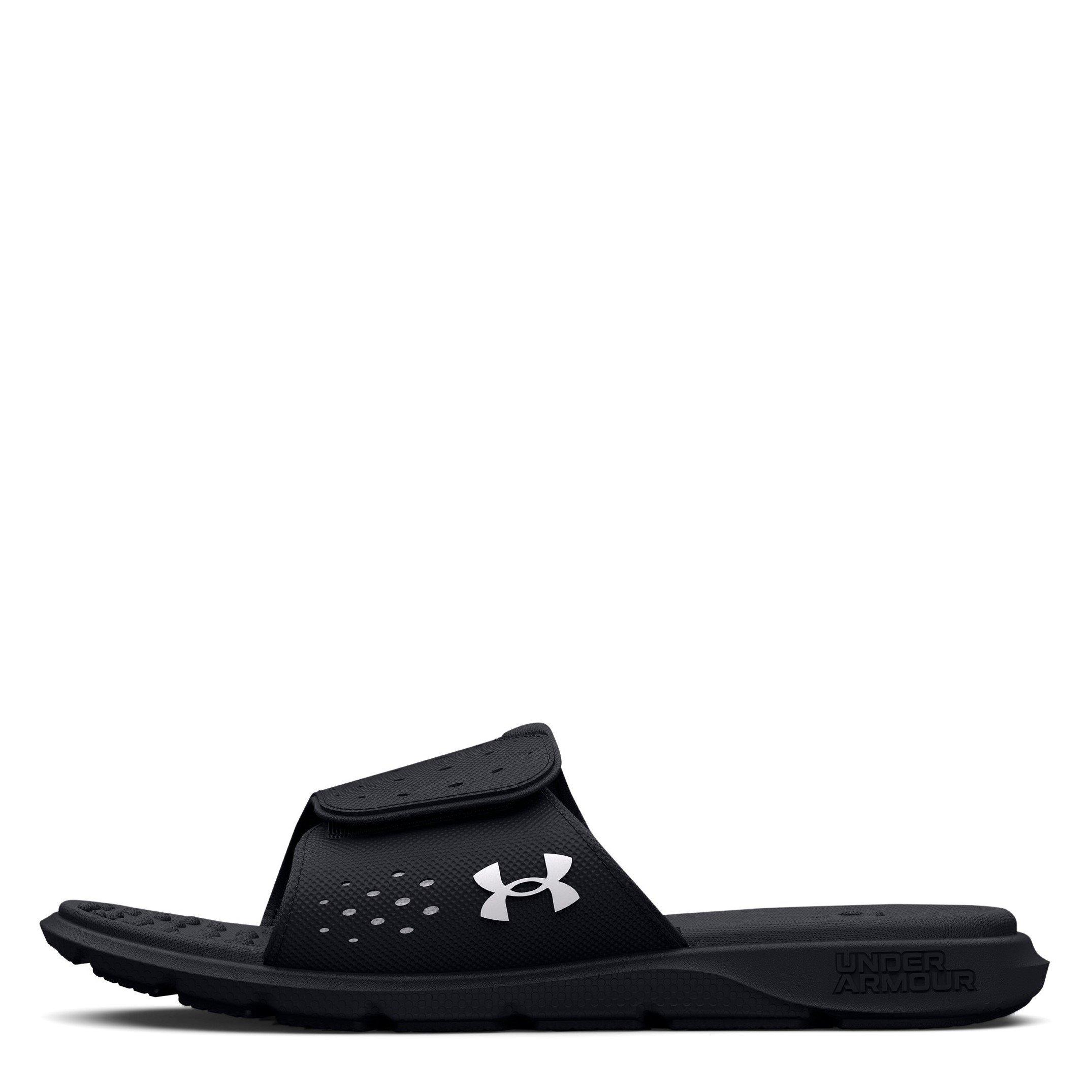 Blk/Blk/Wht - Under Armour - Women's Ignite Pro Pool Slider - 7