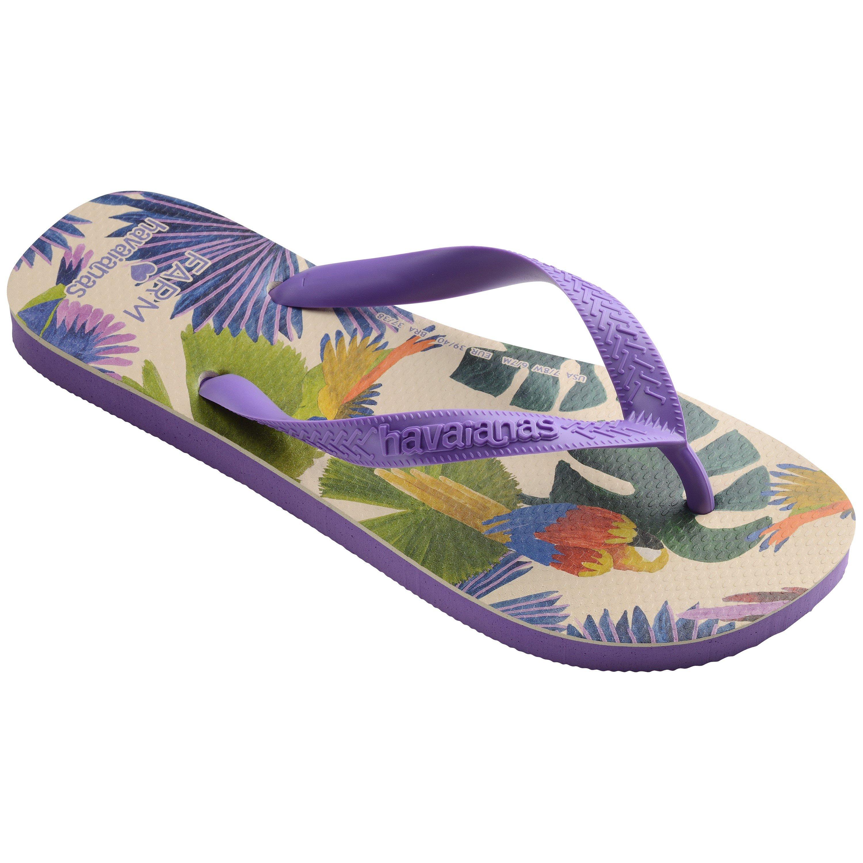 Dunkles Lila - Havaianas - Top Print Ld99 - 2