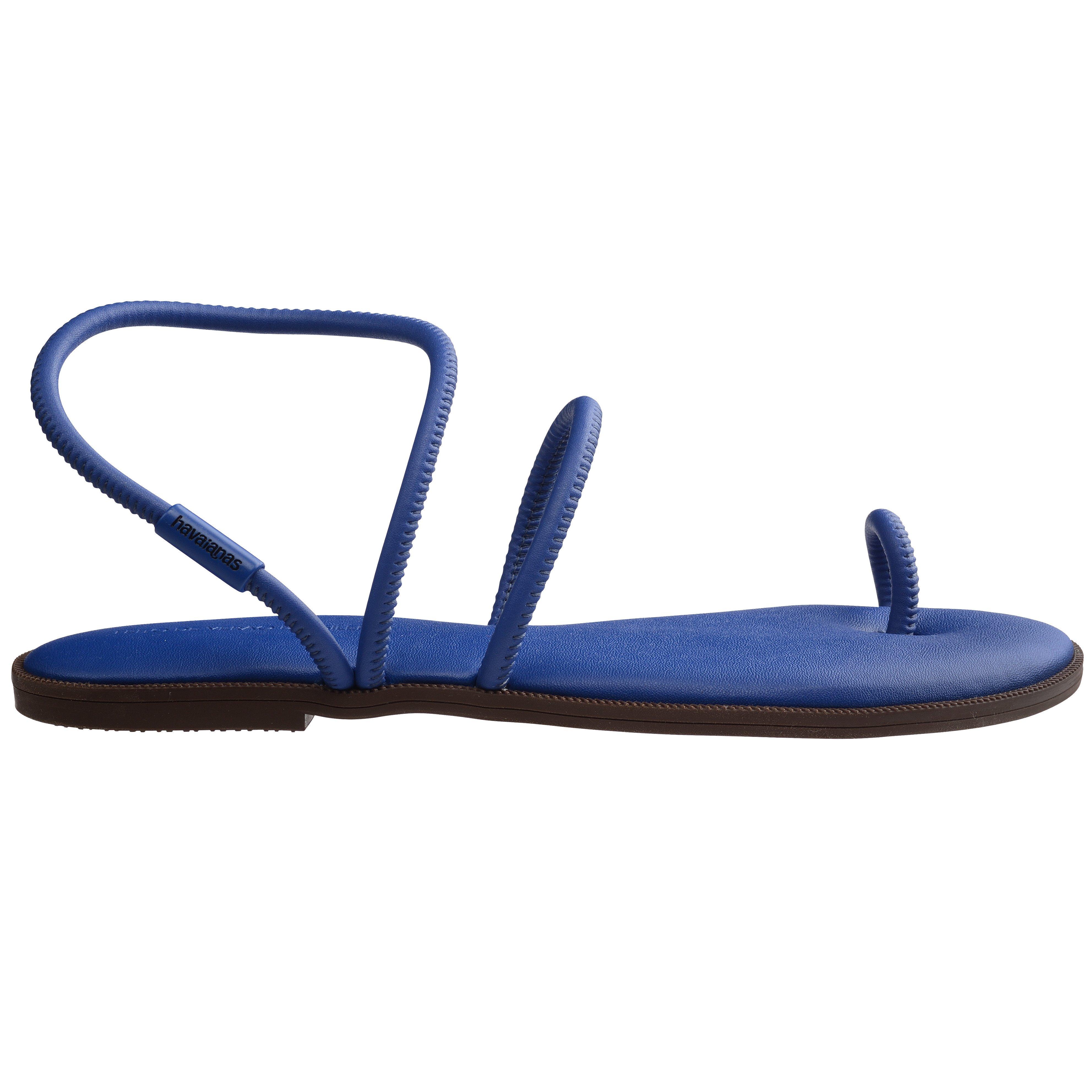 Havaianas Women's Una Sandl Flip Flops - Navy Blue - 5.5