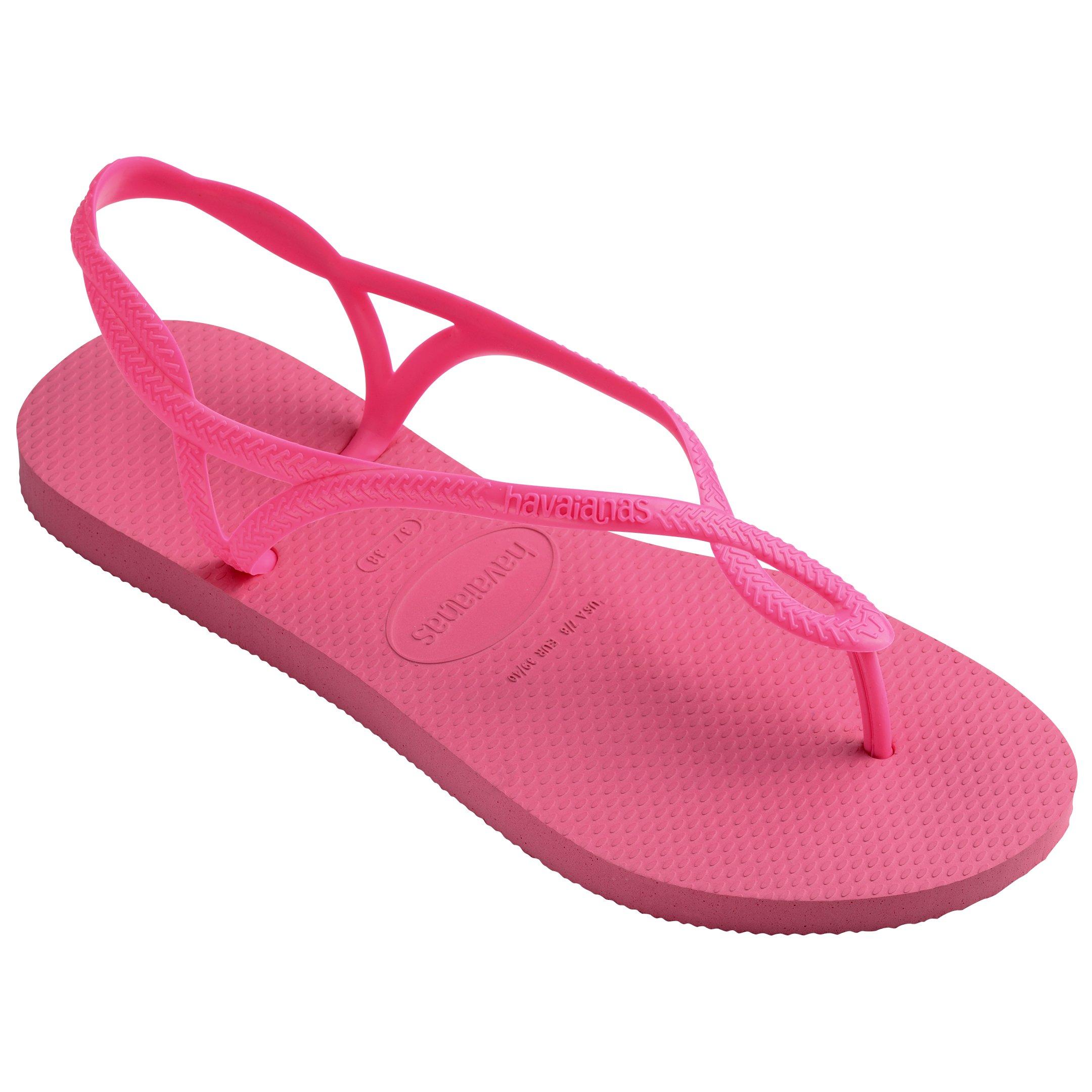 Ciber Pink - Havaianas - Hav. Luna Ciber Pink 37/38 Flip Flops Womens - 2