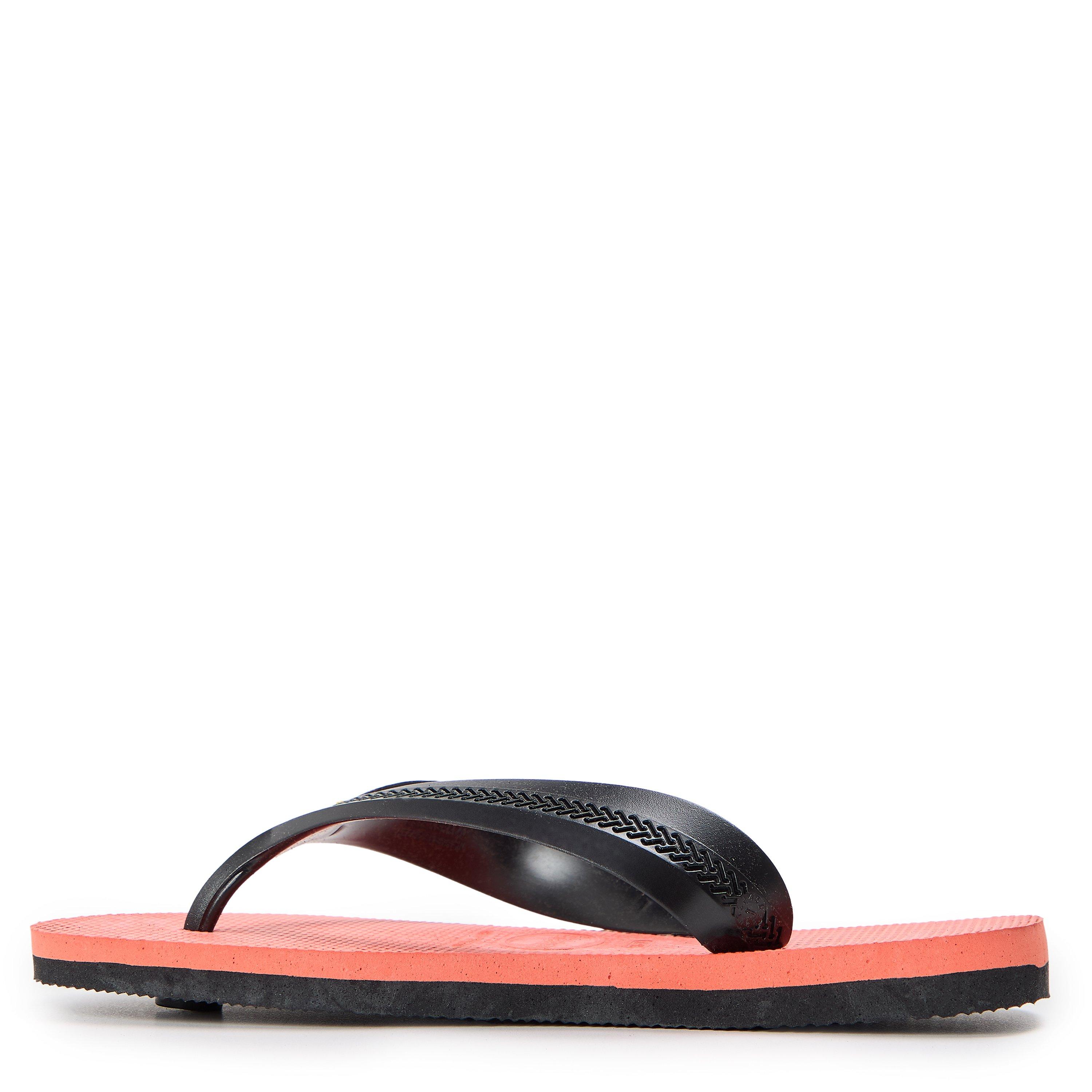 Salmon - Havaianas - Hav. Kids Max Leaf Green 35/36 Flip Flops Womens - 2