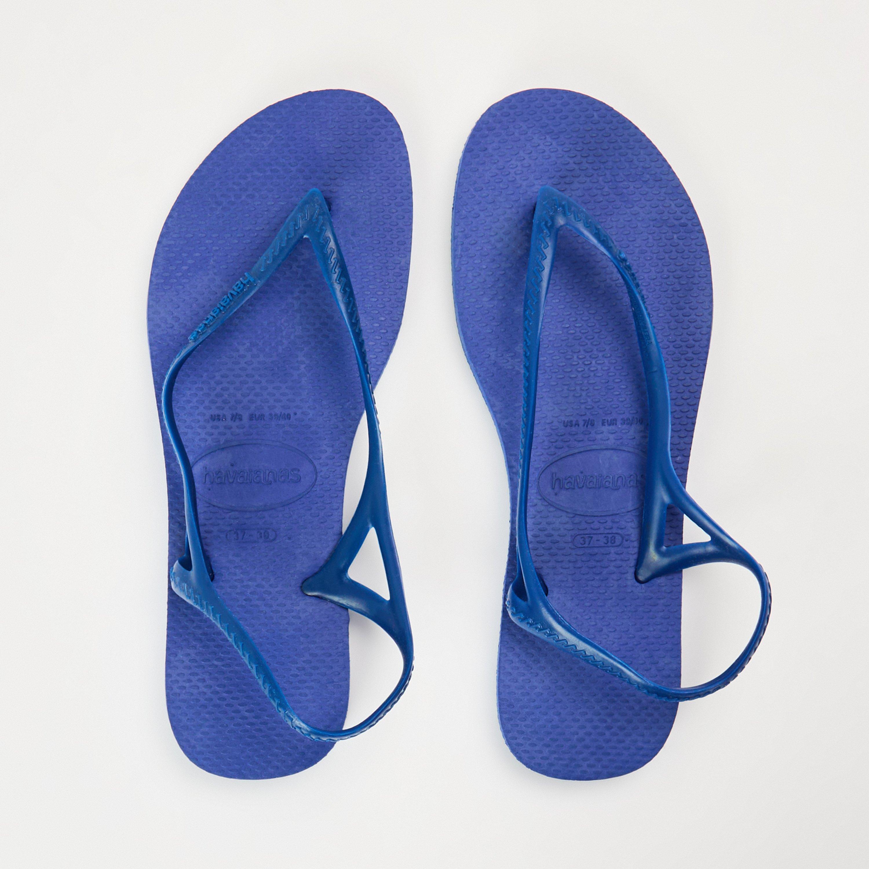 Marine Blue - Havaianas - Women's Sunny II Black Flip Flops - 4