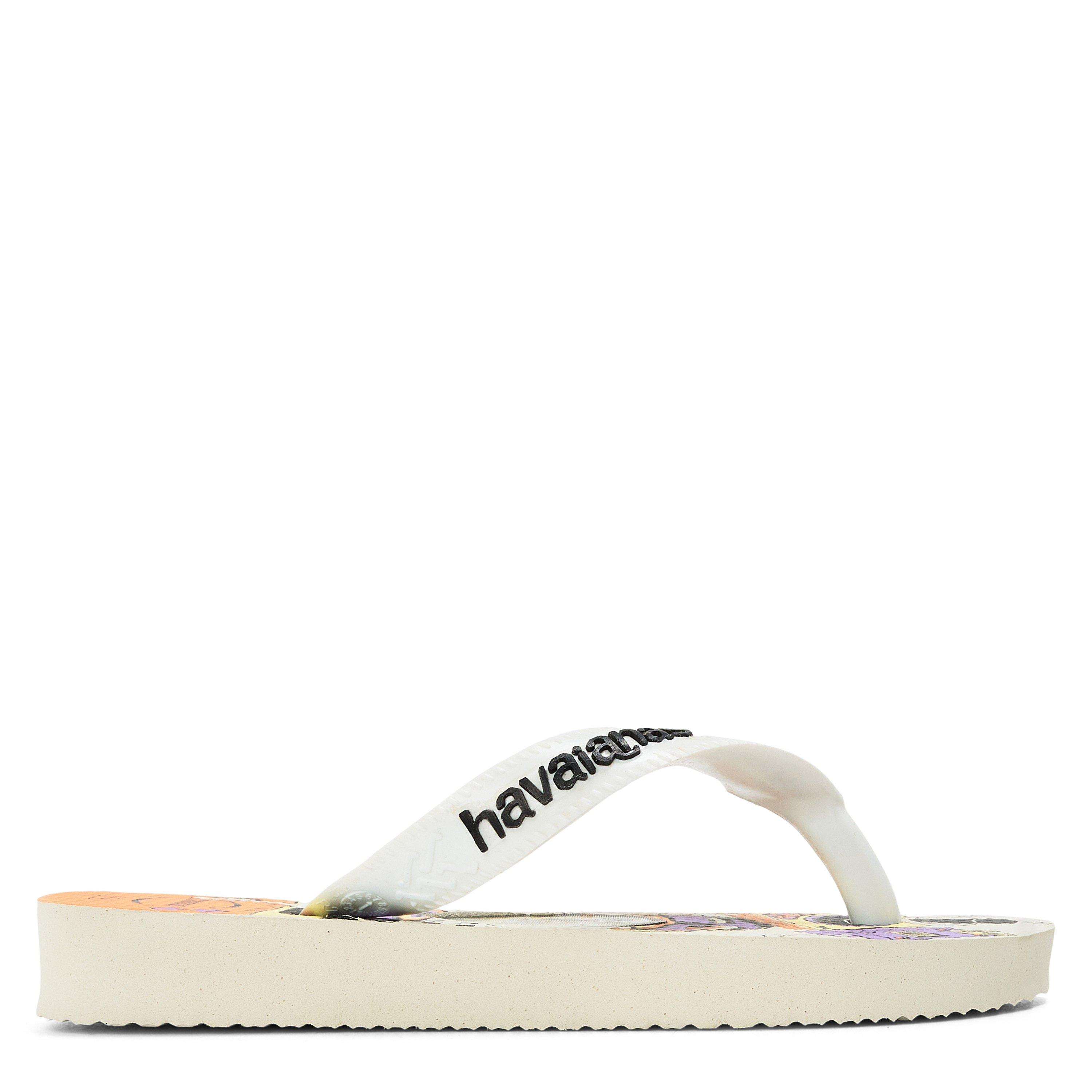 White - Havaianas - Hav. Top Holographic Lemon Green / Flip Flops Womens - 1