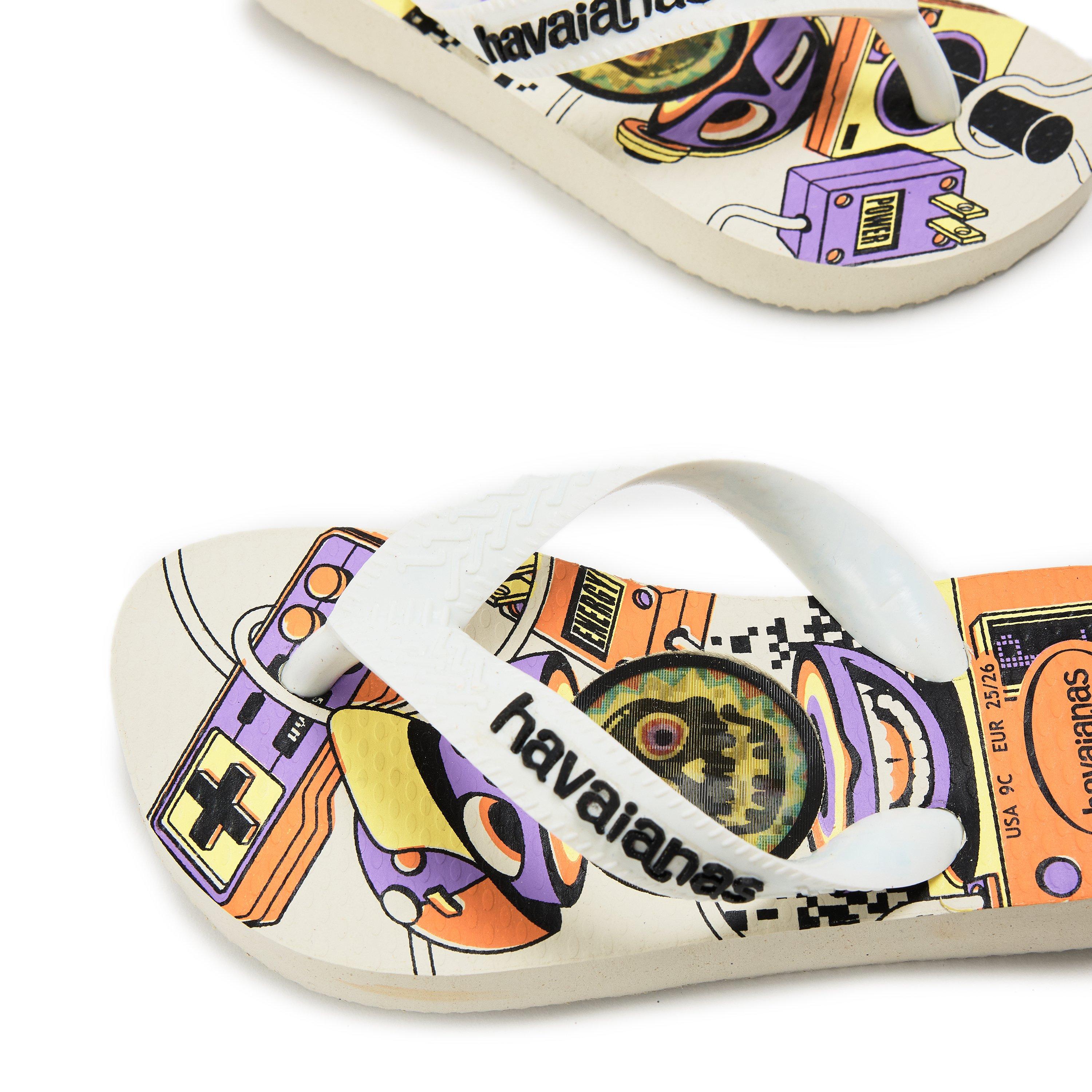 White - Havaianas - Hav. Top Holographic Lemon Green / Flip Flops Womens - 3