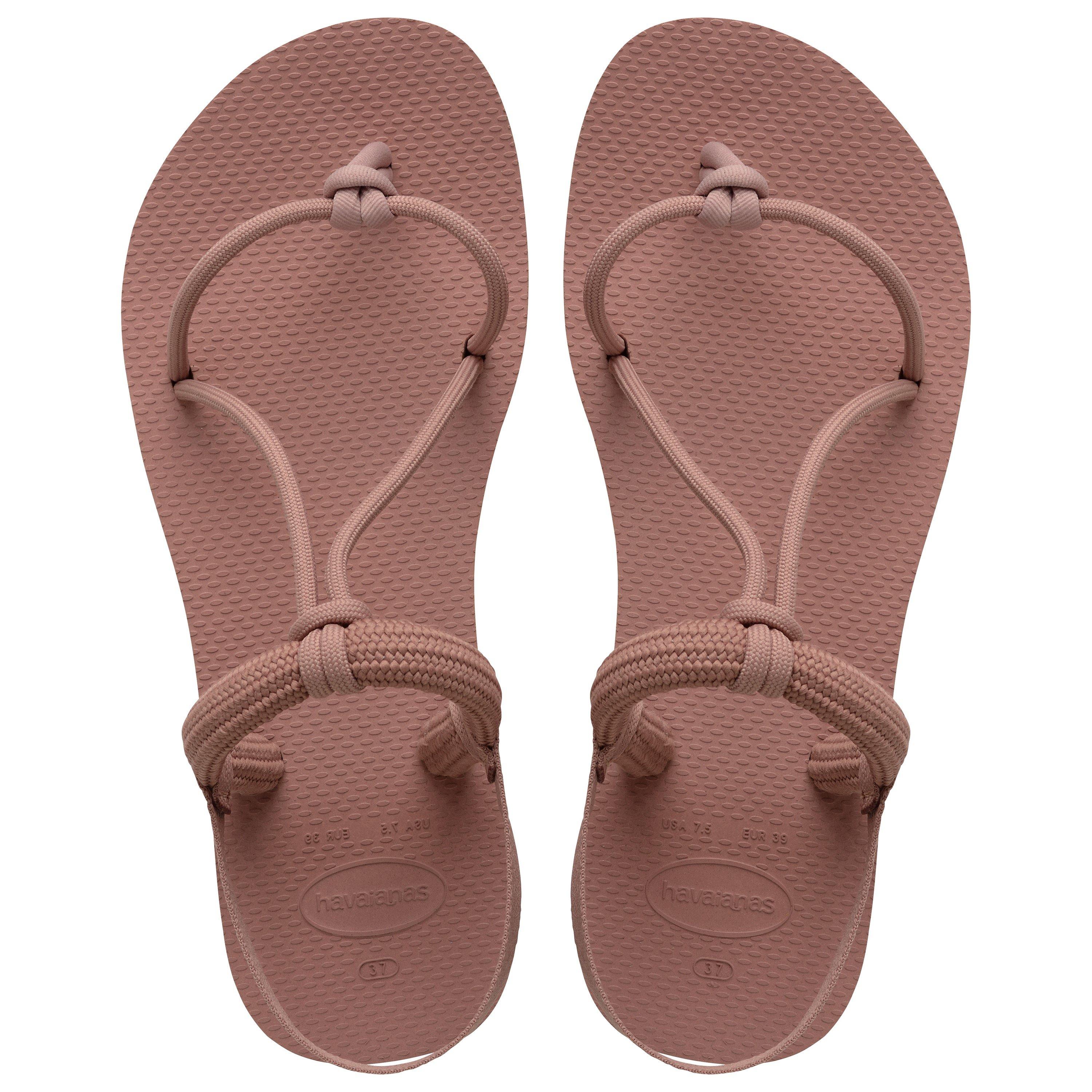 Crocus Rose - Havaianas - Hav. Cosmo Osaka Blue Star 36 Flip Flops Womens - 3