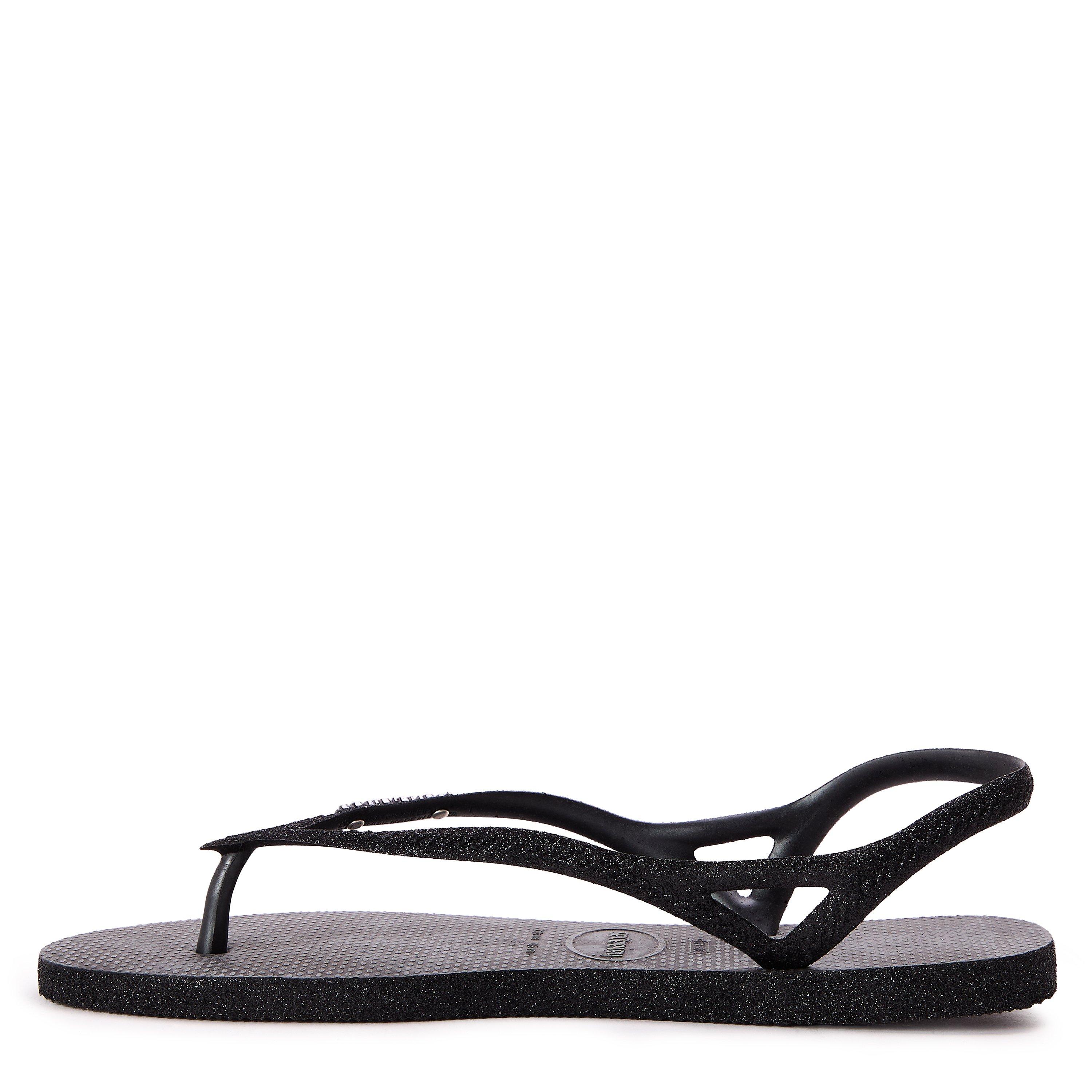 Black - Havaianas - Hav. Sunny Sparkle Black 39/40 Flip Flops Womens - 2