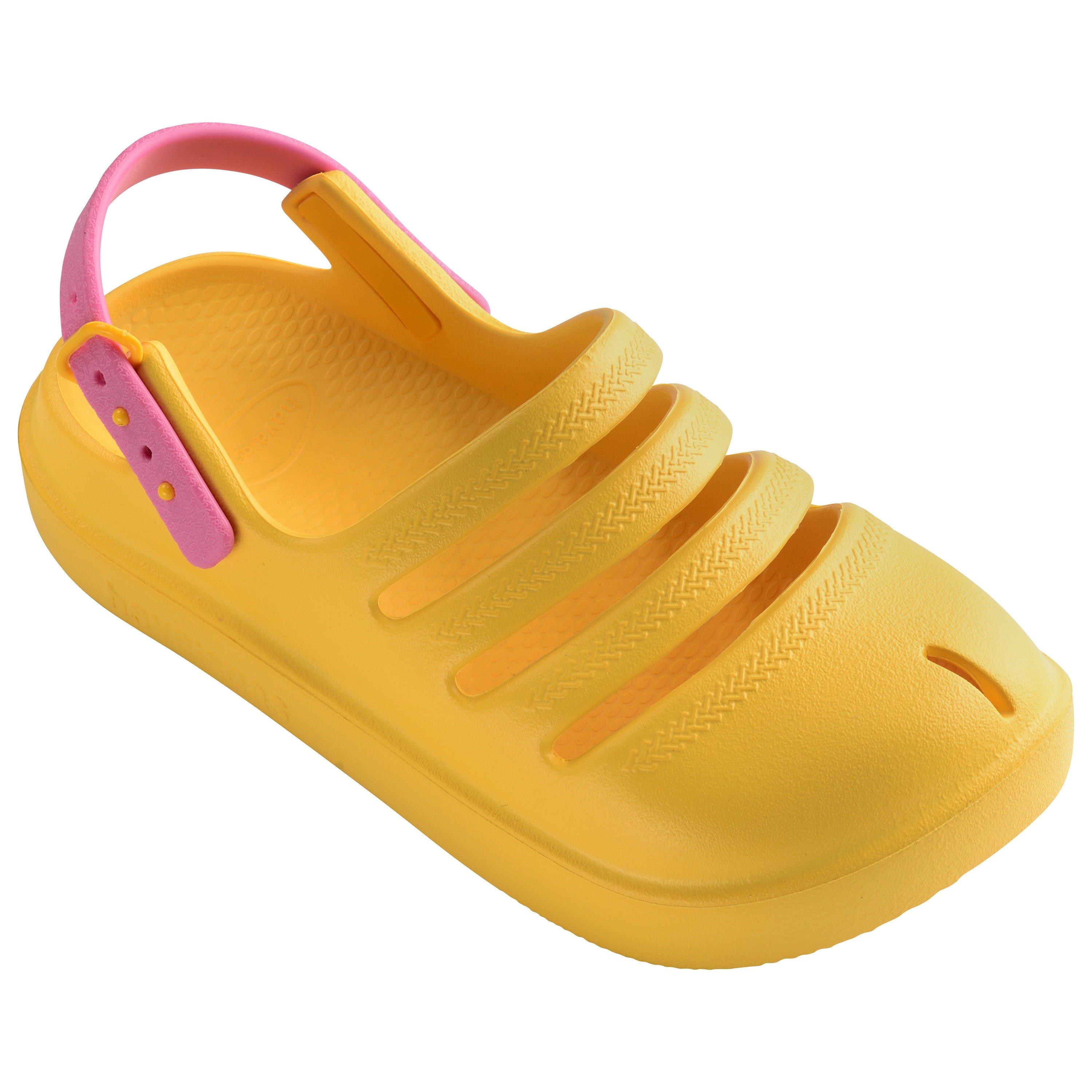 Yellow Gold - Havaianas - Hav. Kids Clog Black/Lemon Green 35 Flip Flops Womens - 2
