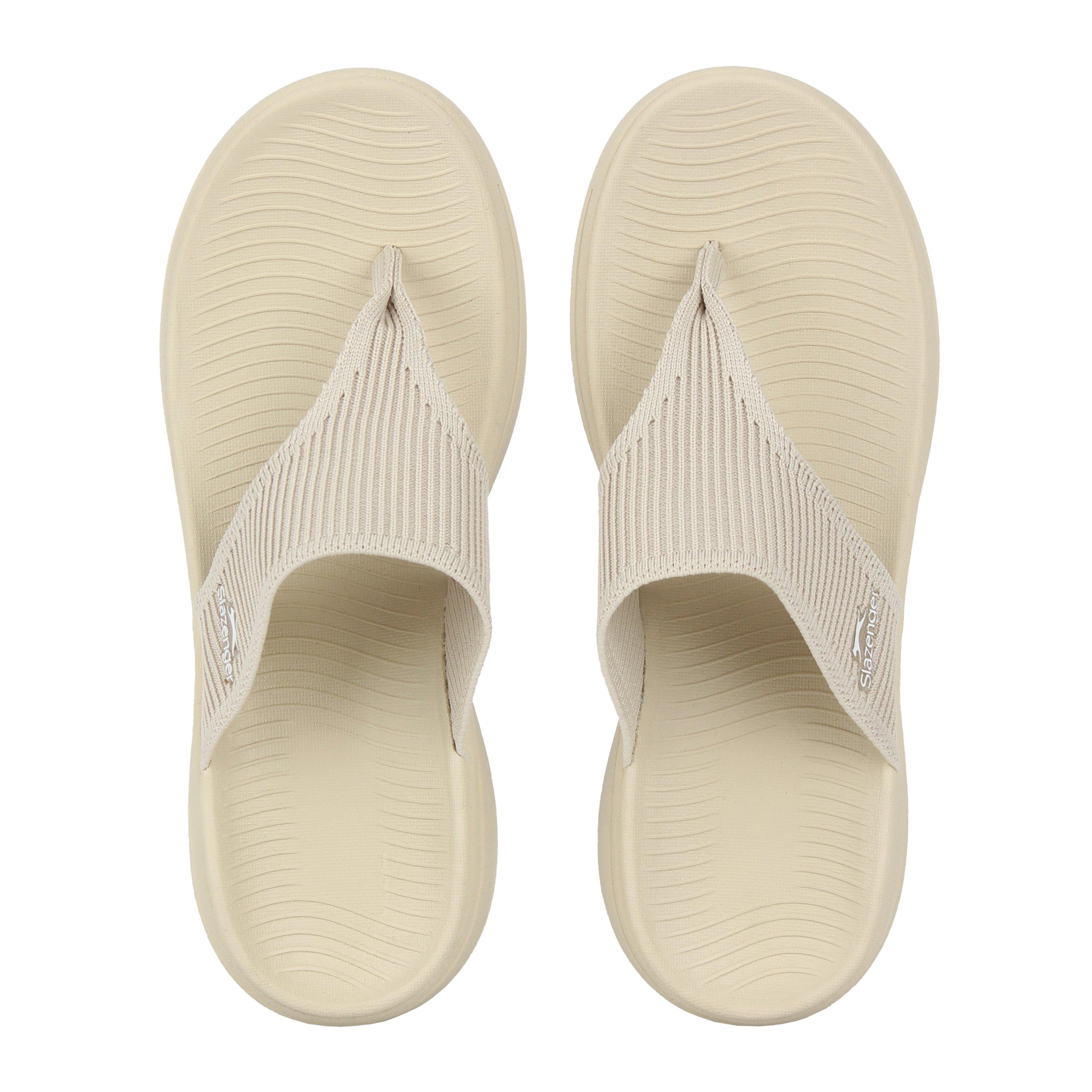 Beige - Slazenger - Slaz Strap Flip Flops - 5