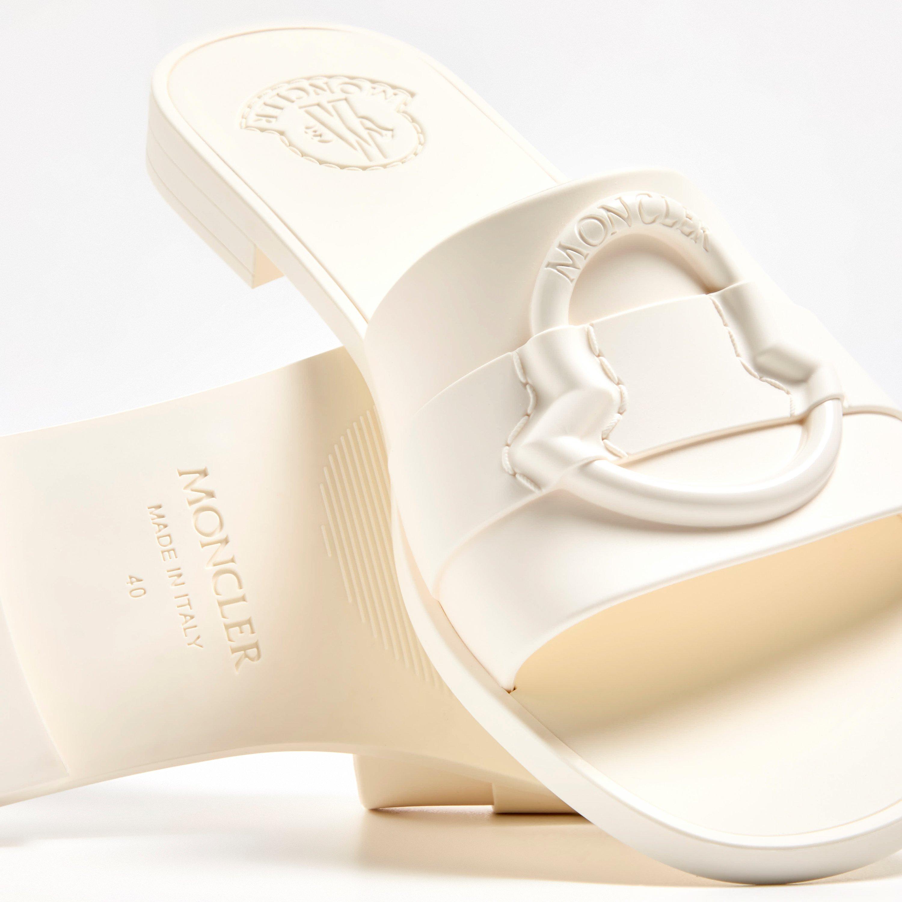White 035 - Moncler - Women's Pool Sliders - 4