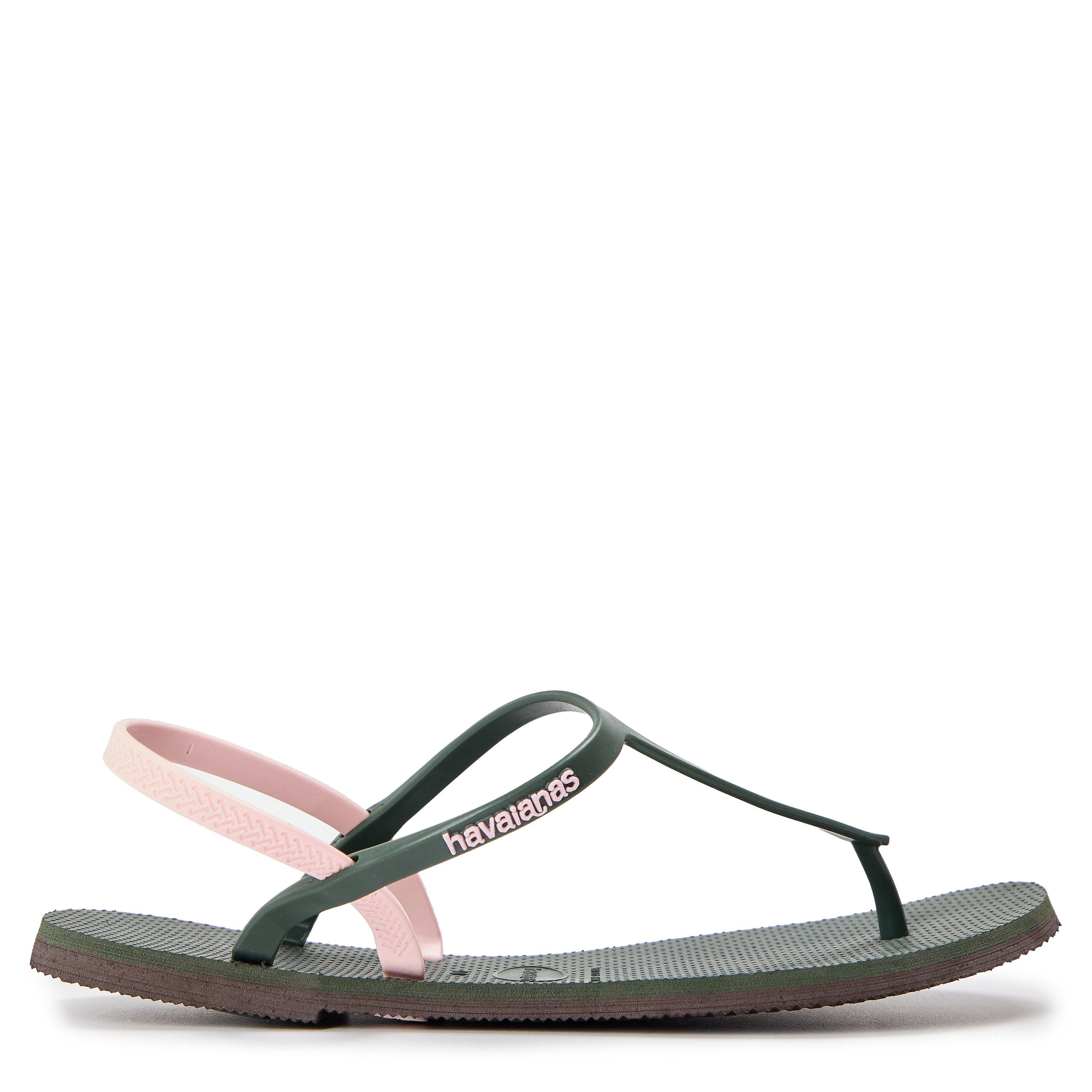 Havaianas Women's Hav. You Paraty Rj Crocus Rose Flip Flops - Green - 3