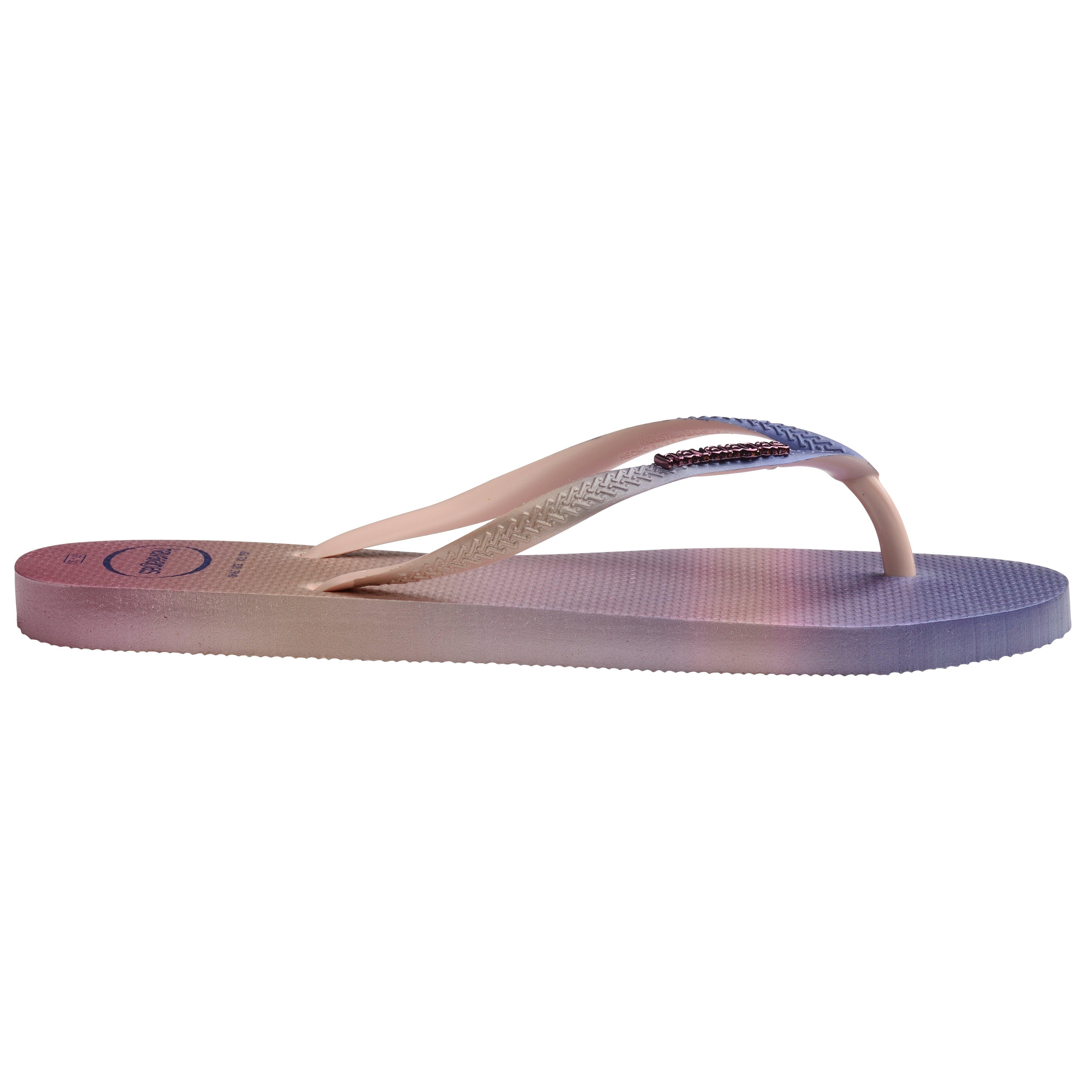 Ballet Rose - Havaianas - Hav. Slim Gradient Sunset Ballet Ro Flip Flops Womens - 1