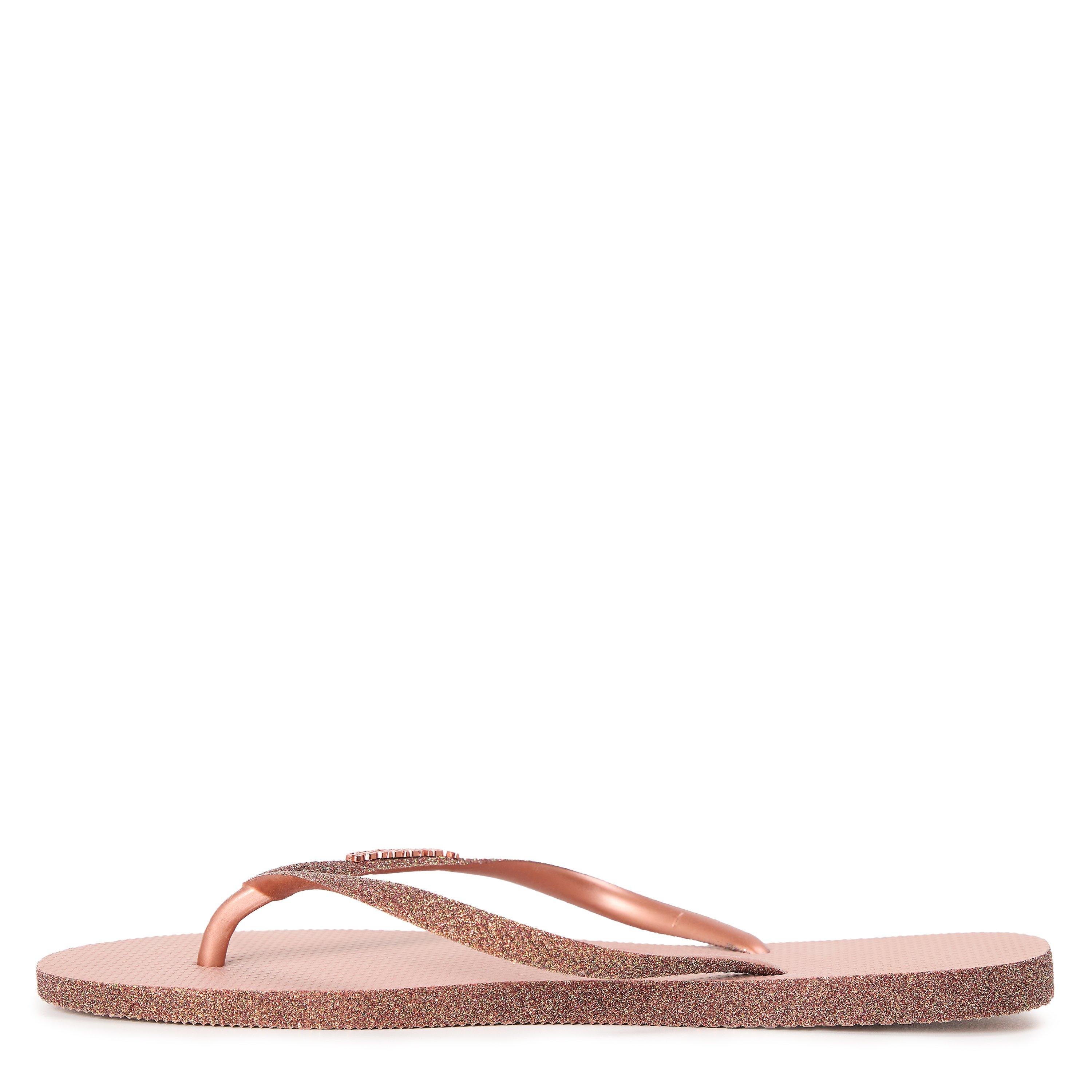 Rocus Rose - Havaianas - Hav. Slim Sparkle Ii Crocus Rose 35 Flip Flops Womens - 2