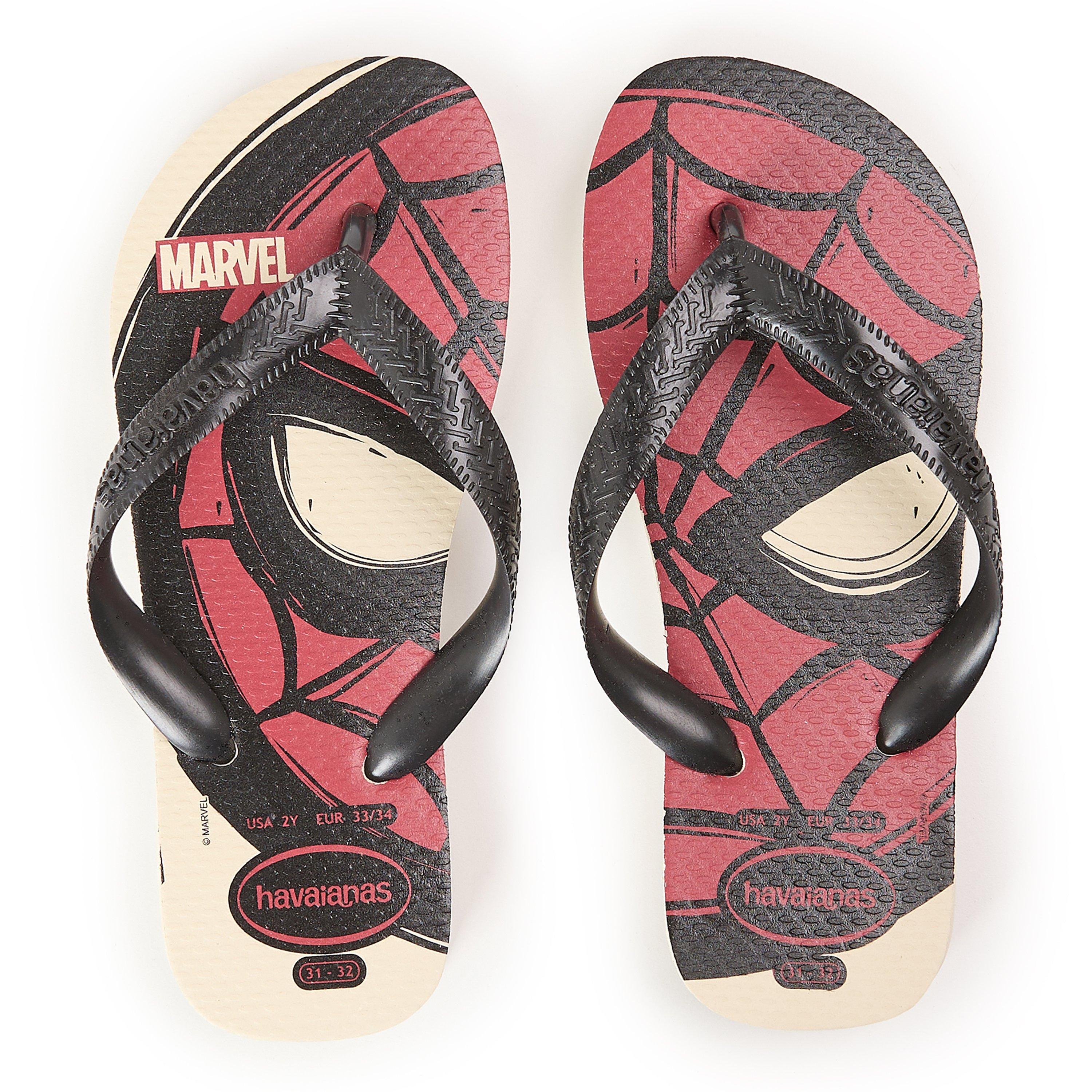 Beige - Havaianas - Hav. Top Marvel Logomania Beige 39/ Flip Flops Womens - 4