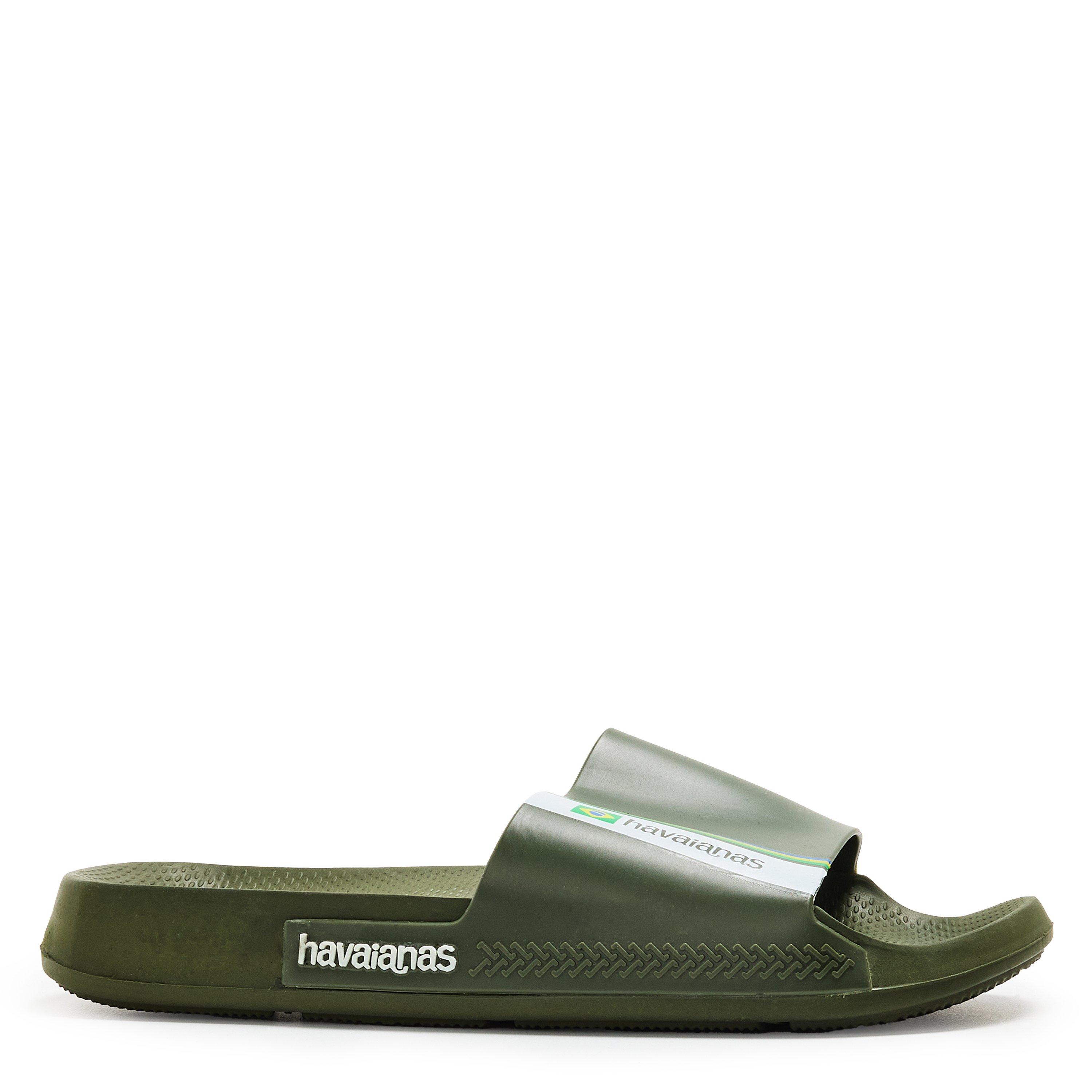Green - Havaianas - Women's Slide Brasil Green Flip Flops - 1