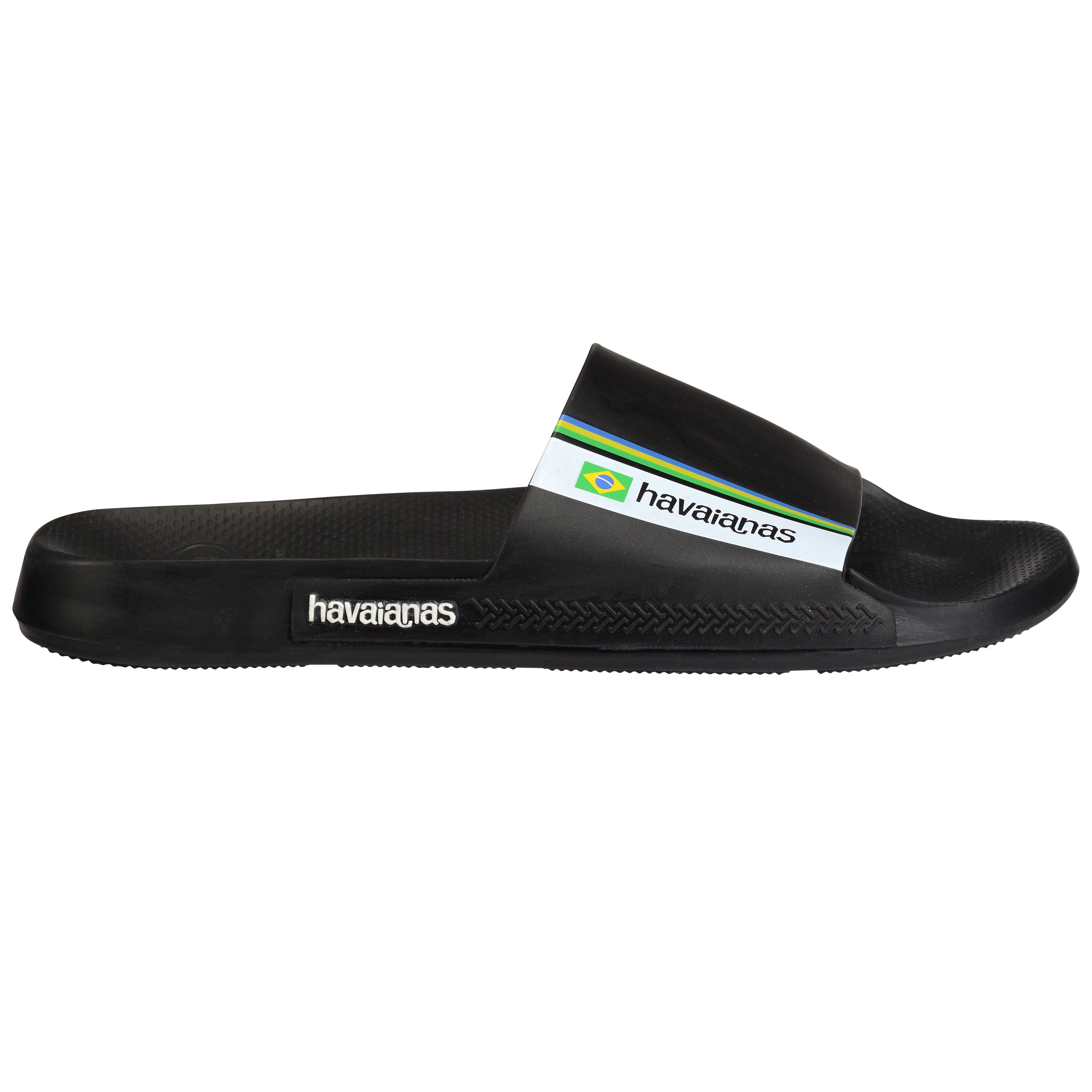 Noir - Havaianas - Hav. Slide Brasil Black 35/36 Flip Flops Womens - 2