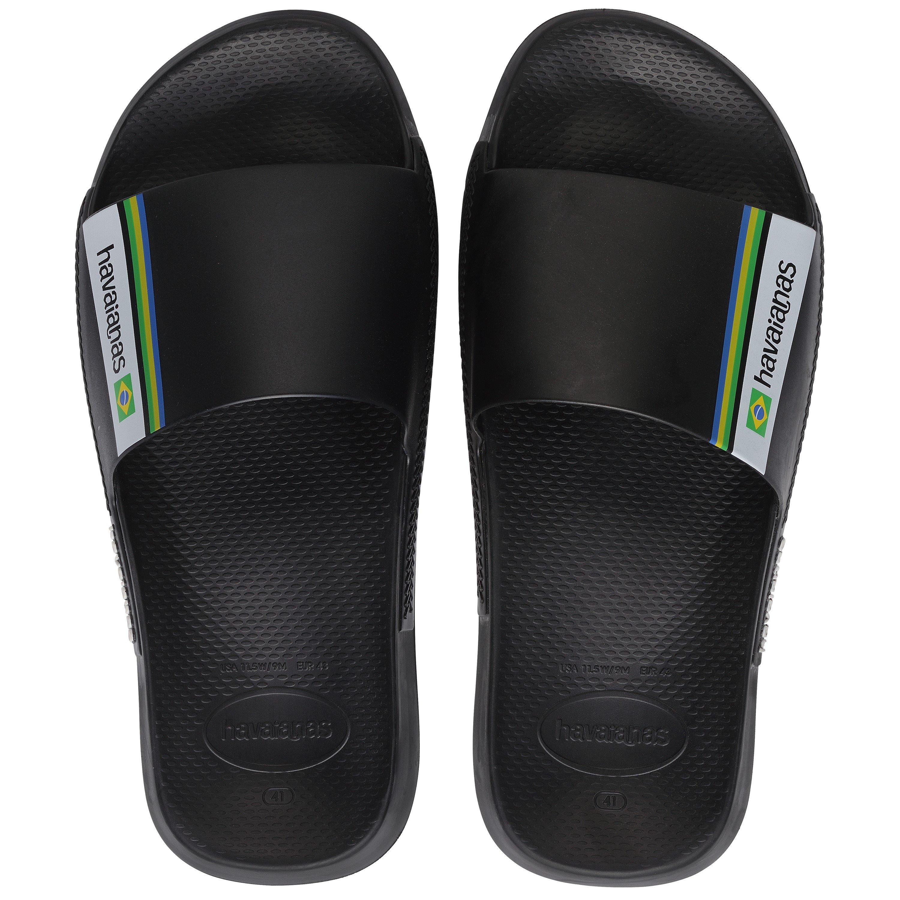 Noir - Havaianas - Hav. Slide Brasil Black 35/36 Flip Flops Womens - 3