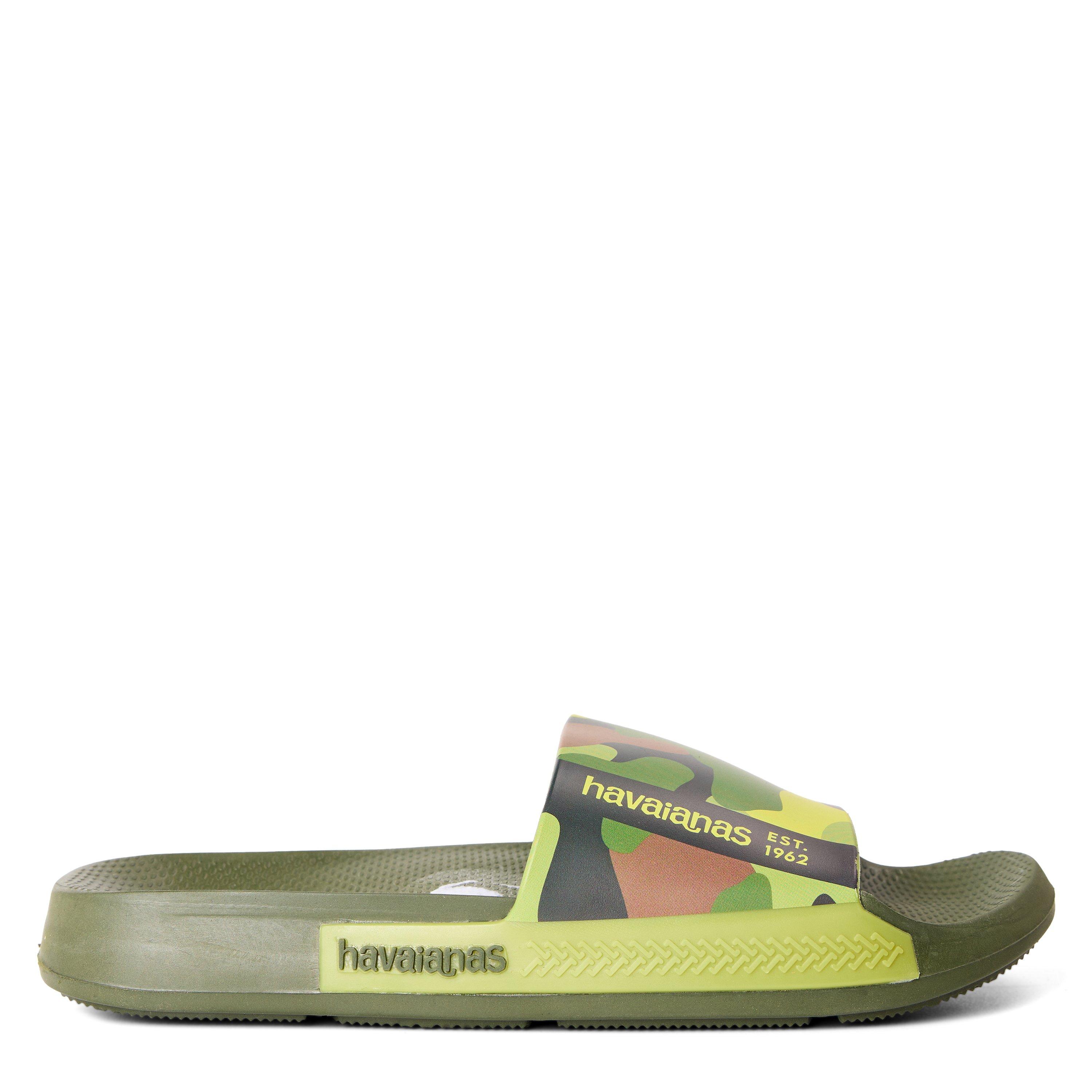 Havaianas Hav. Slide Print Green 35/36 Flip Flops Womens