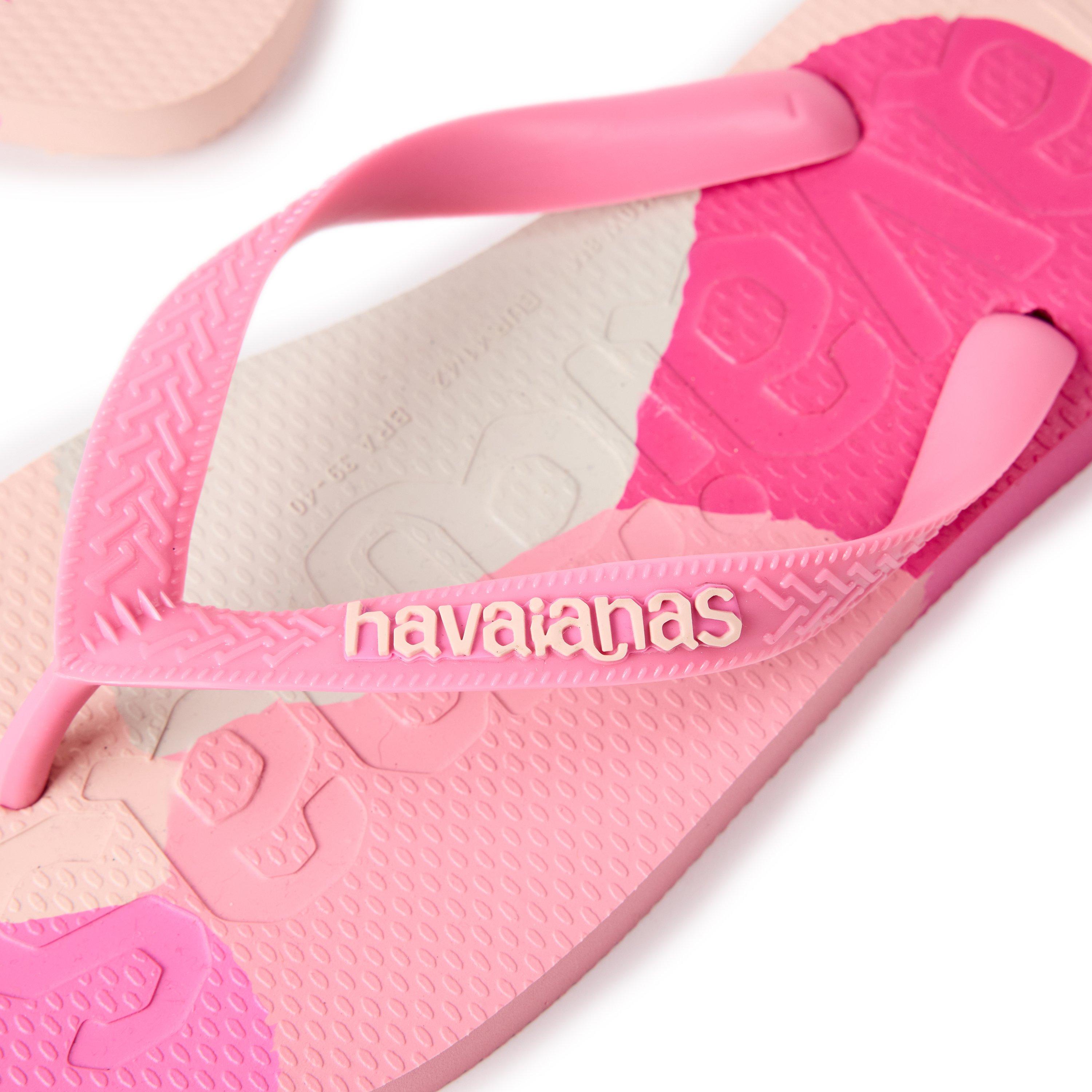Crystal Rose - Havaianas - Hav. Top Logomania Colors Ii Crysta Flip Flops Womens - 3