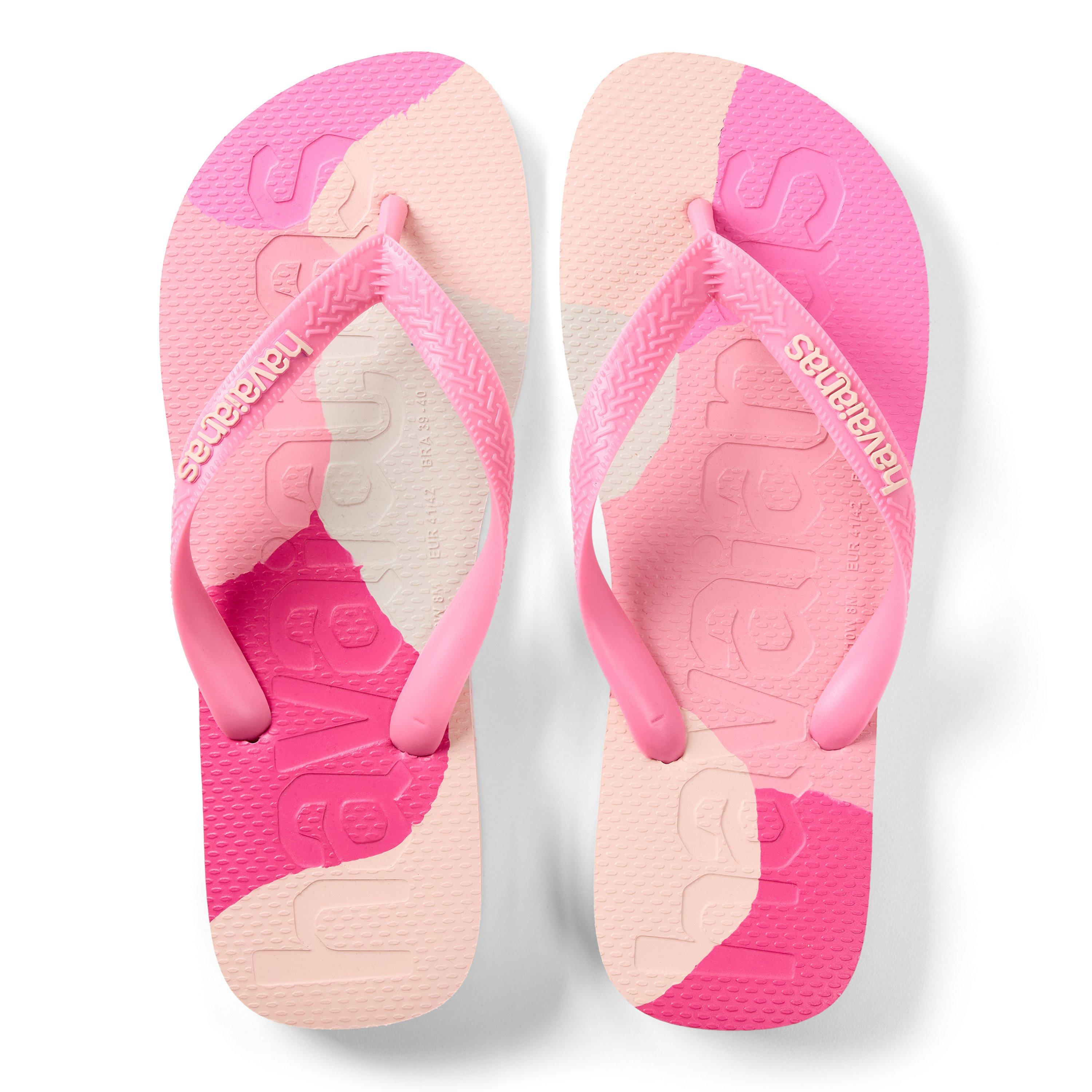 Crystal Rose - Havaianas - Hav. Top Logomania Colors Ii Crysta Flip Flops Womens - 4