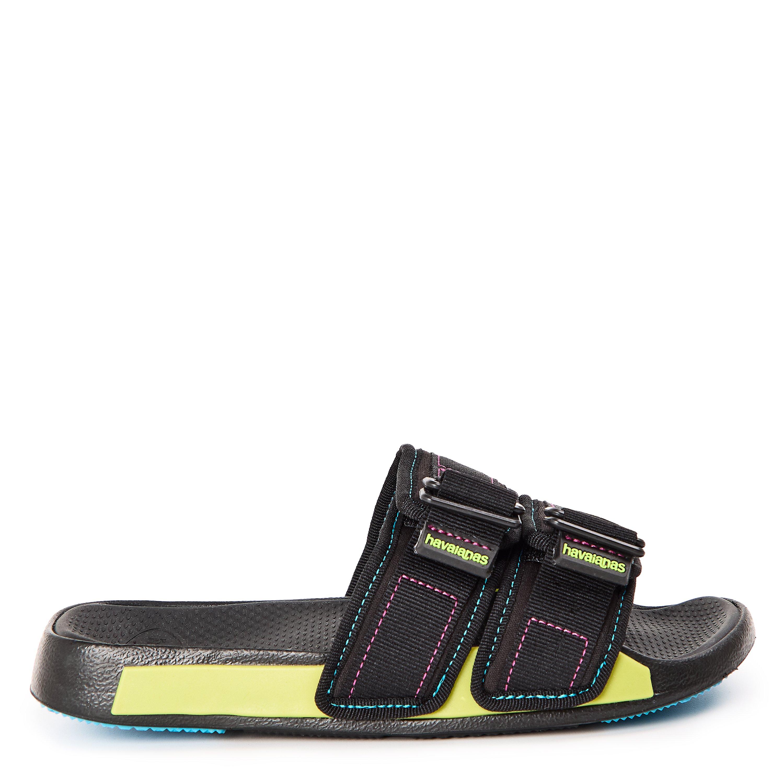 Zwart - Havaianas - Hav. Slide Reloaded Black 35/36 Flip Flops Womens - 1