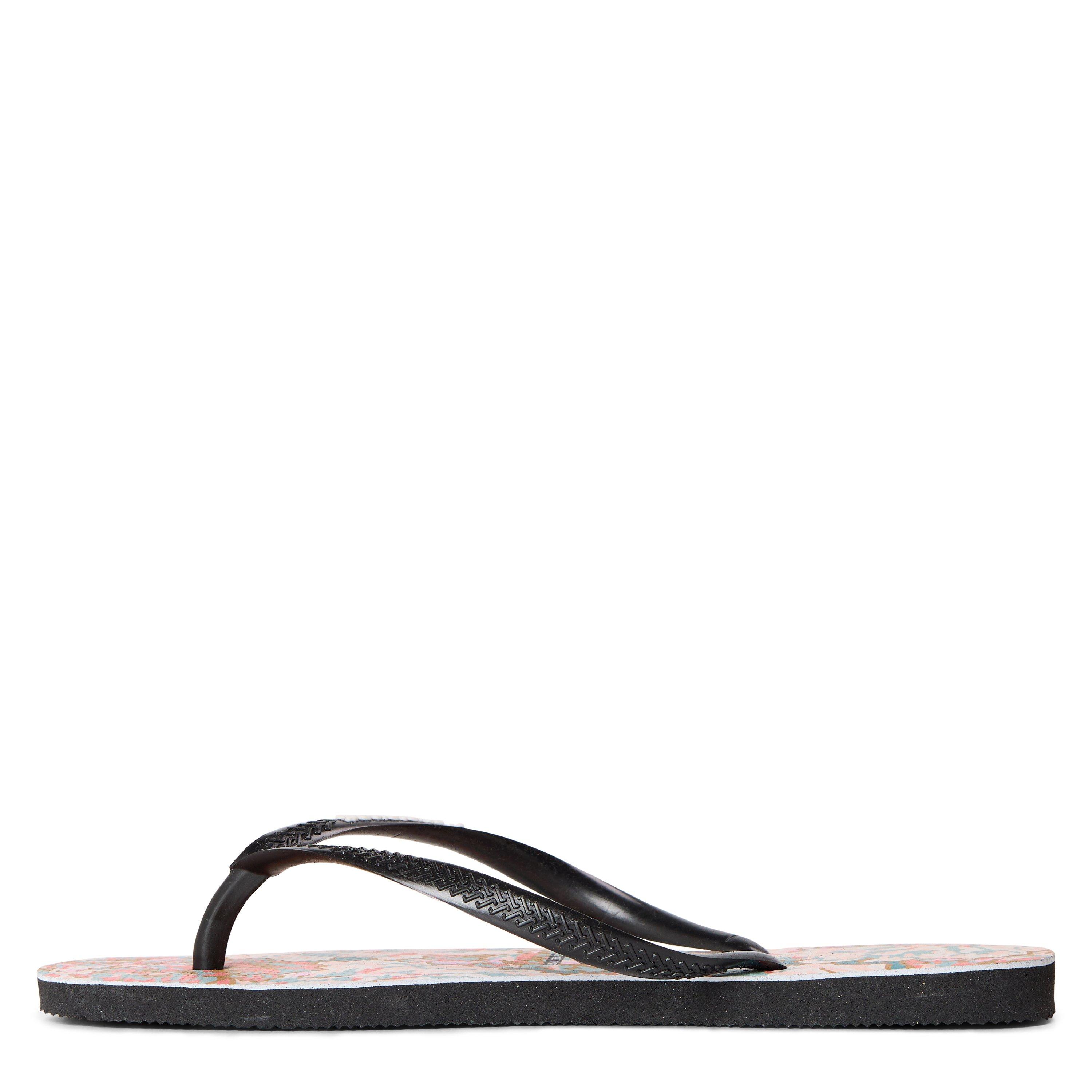 Glitter Black - Havaianas - Hav. Slim Animals Glitter Black 35/ Flip Flops Womens - 2