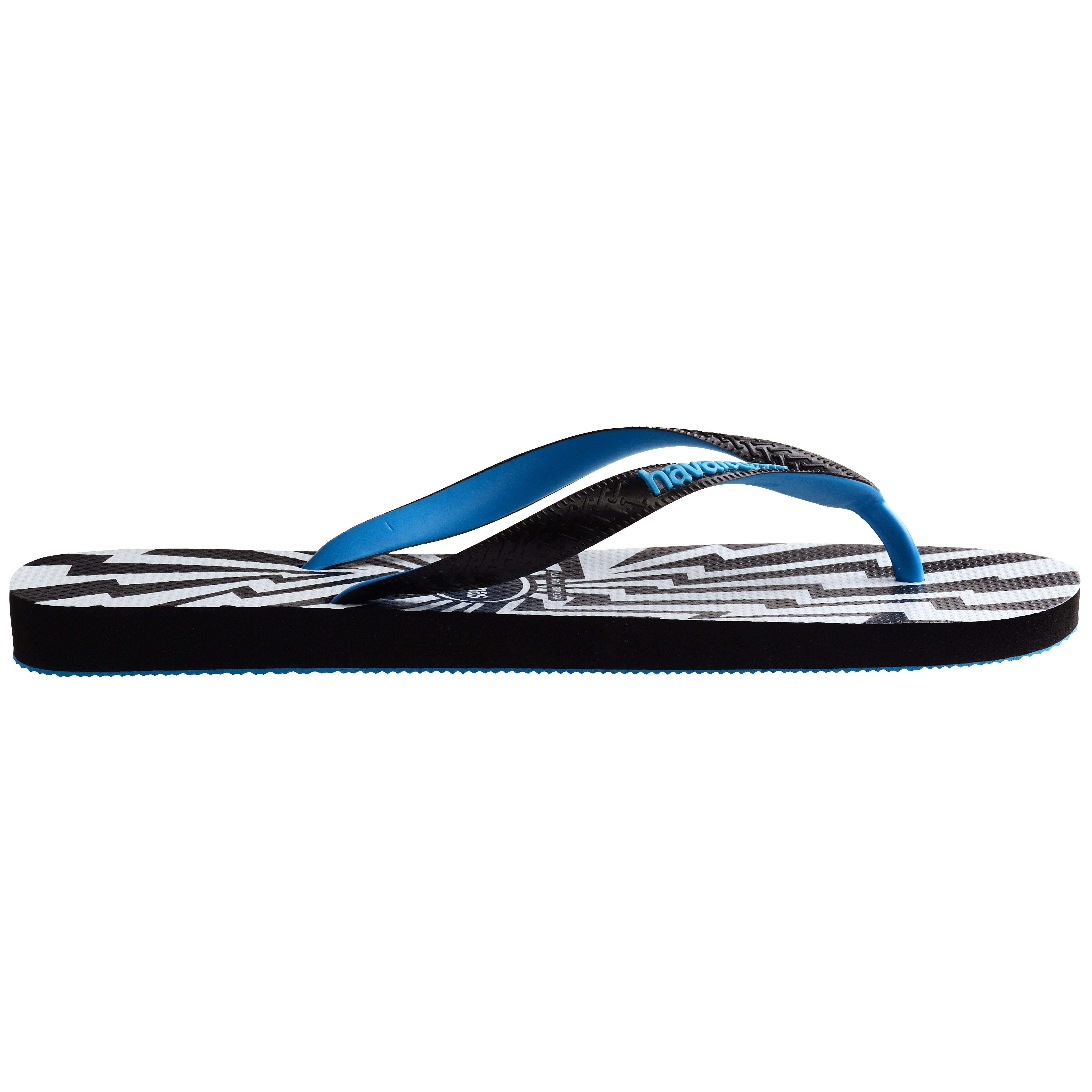 White/Black - Havaianas - Women's Slim Daisy Caitti White/Black Flip Flops - 1