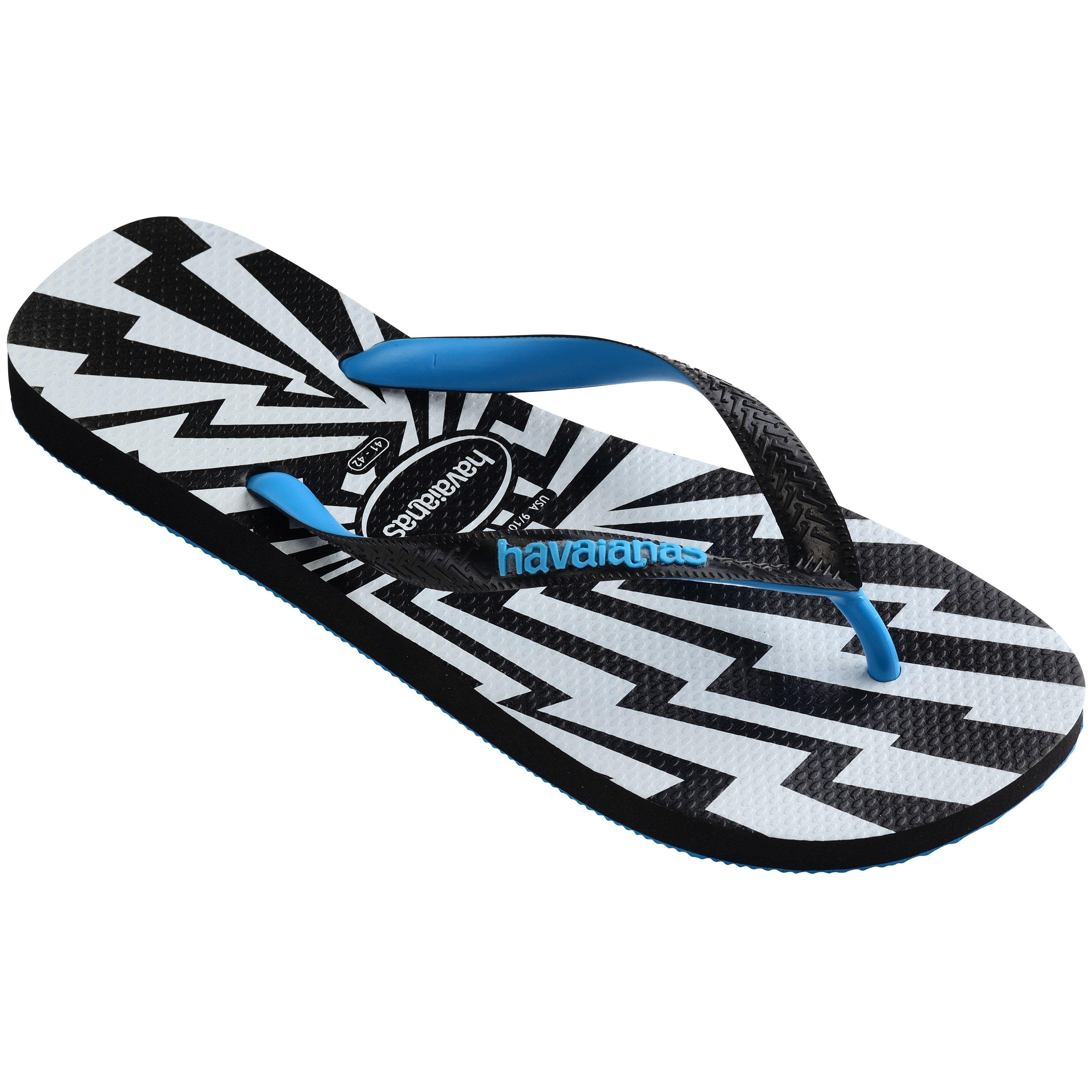 Bianco/Nero - Havaianas - Hav. Slim Daisy Caitti White/Black Flip Flops Womens - 2